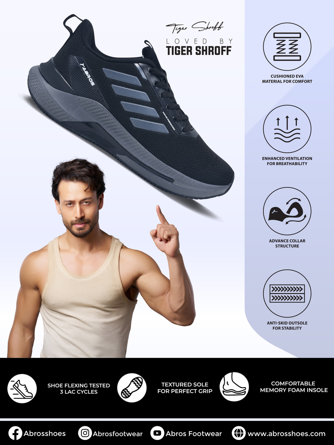Image of Abros LUNEX-PRO Walking Shoes For Men