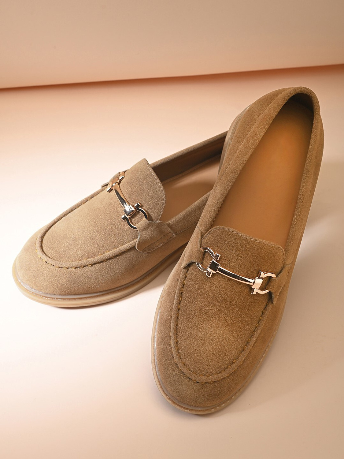 Image of Mast & Harbour Comfortable Outdoor Suede Slip-On Casual For Women