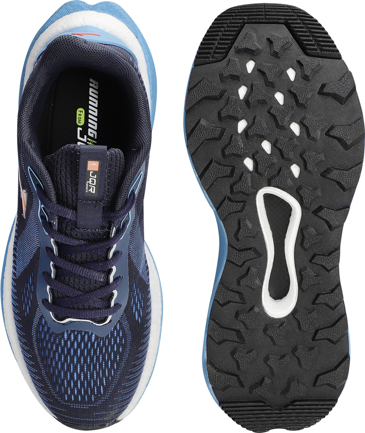 Image of JQR DRIVEON Running Shoes For Men (Navy, 7)