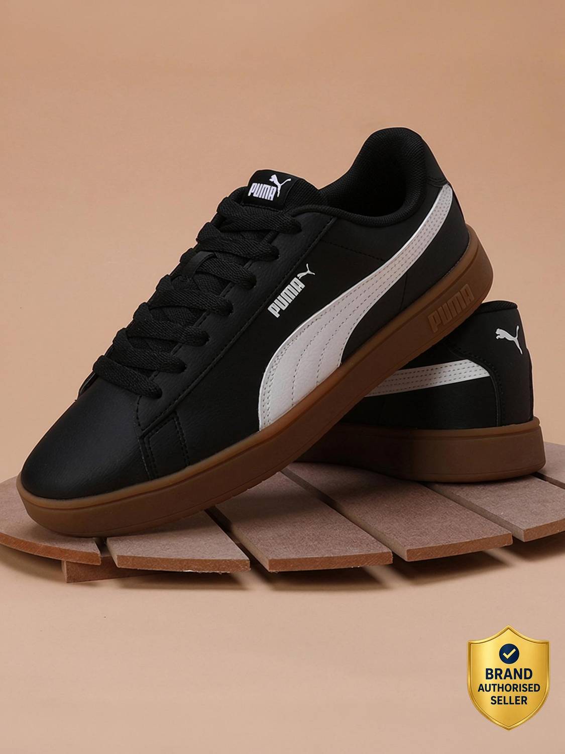 PUMA Rickie Classic Black Sneakers For Men