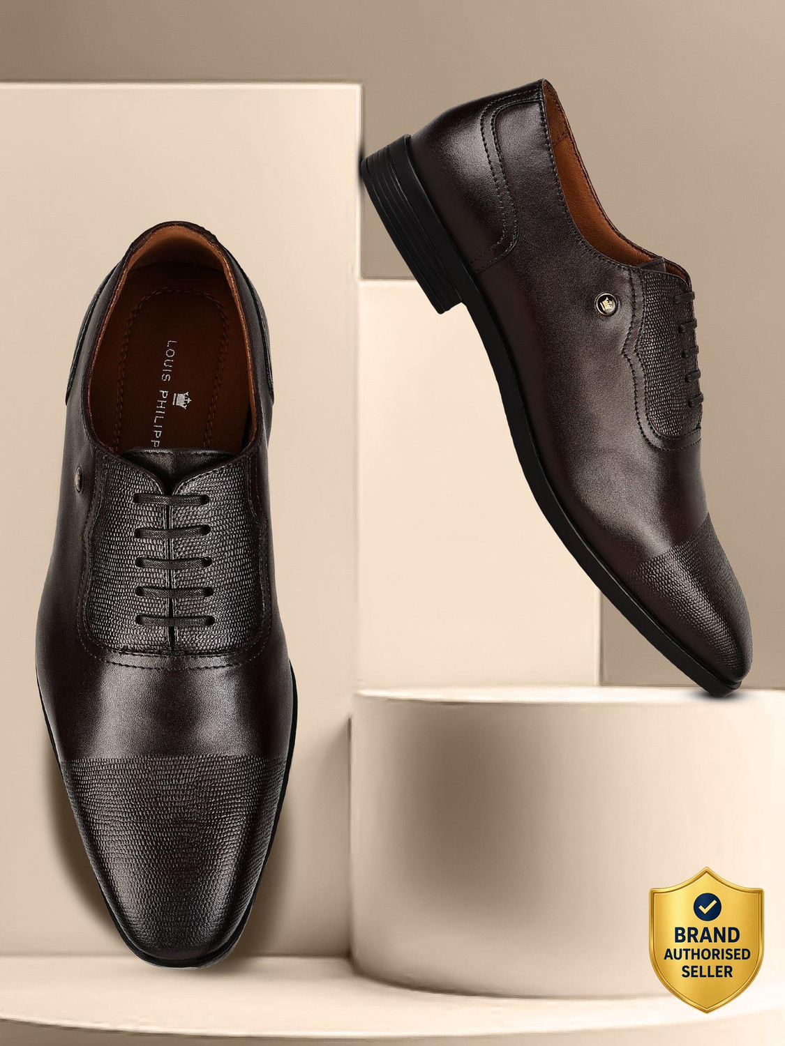 Image of LOUIS PHILIPPE Lace Up For Men