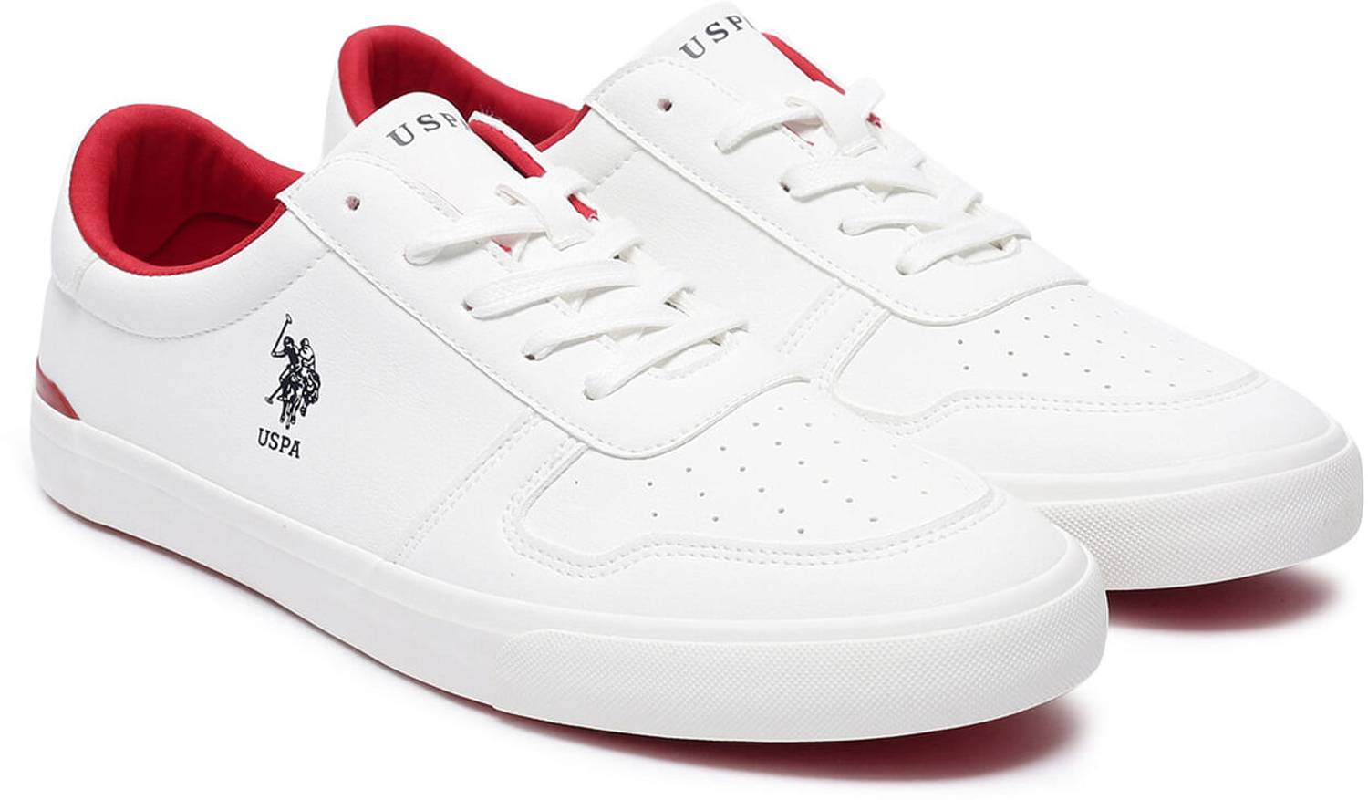 U.S. POLO ASSN. BRITT 3.0 Men's White Sneakers - Image 2