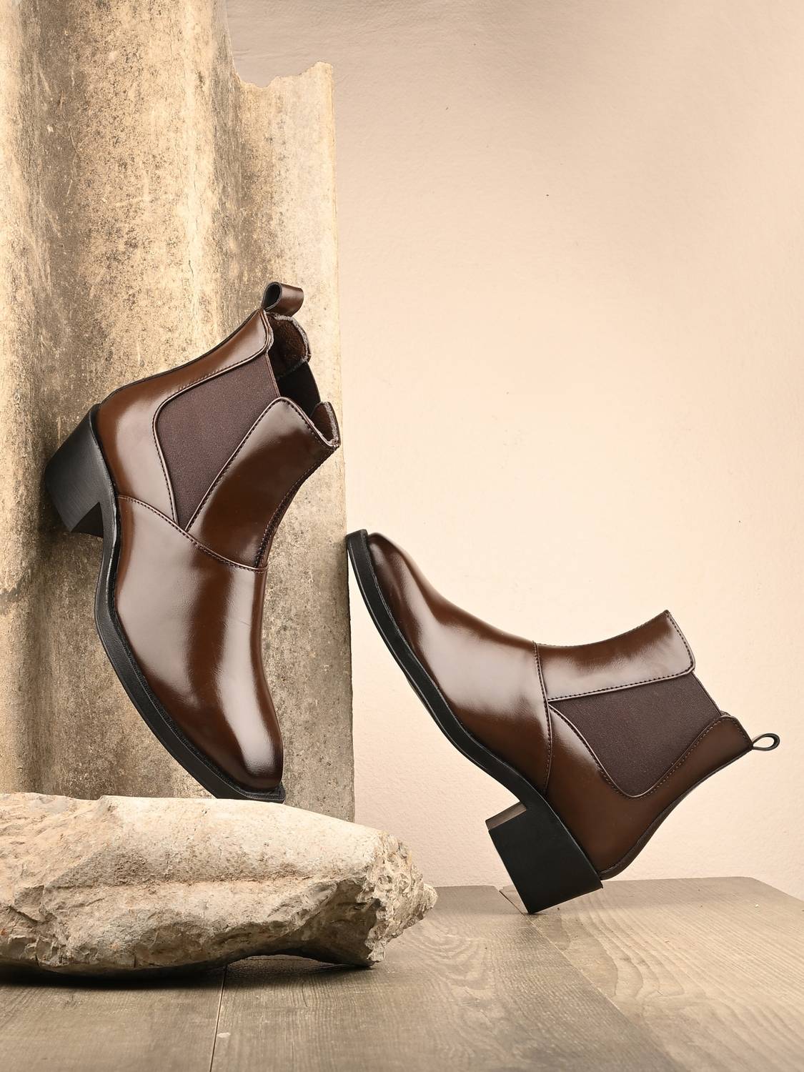 Afrojack Men's Brown Boots - Image 1