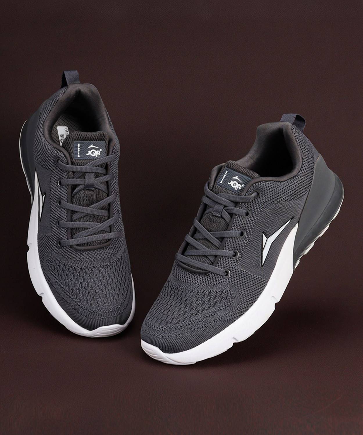 JQR EAST PLUS Running Shoes For Men (Grey , 9)