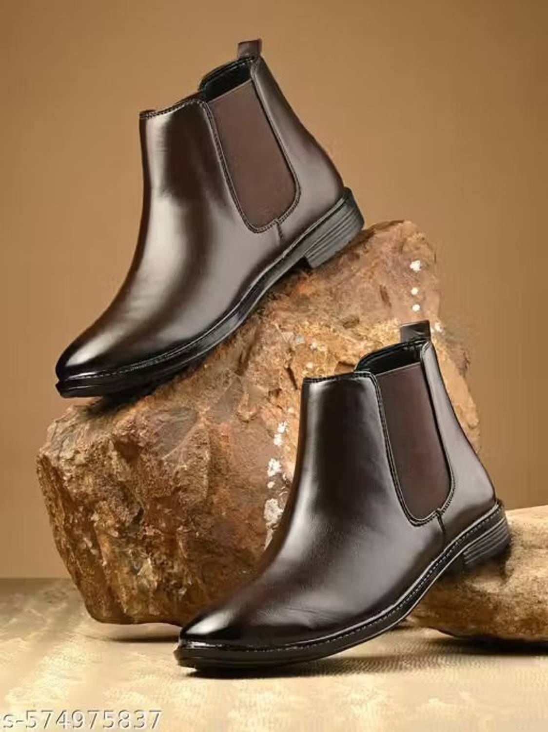A ONE STAR Men's Brown Boots - Image 1
