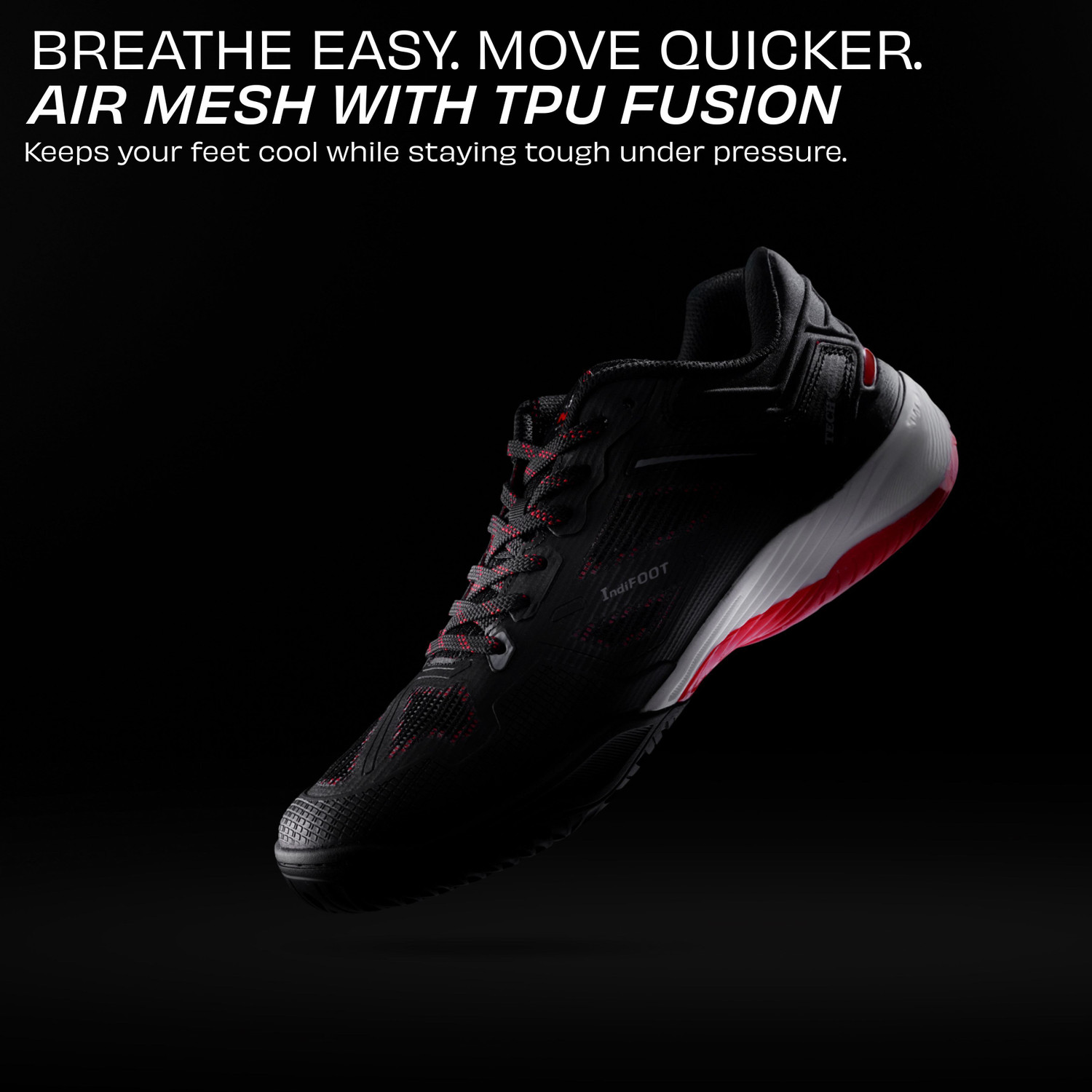 Image of NIVIA OPA Pickleball, Mesh Upper, Rubber Non-Marking Shoes for Indoor /Outdoor Court Tennis Shoes For Men