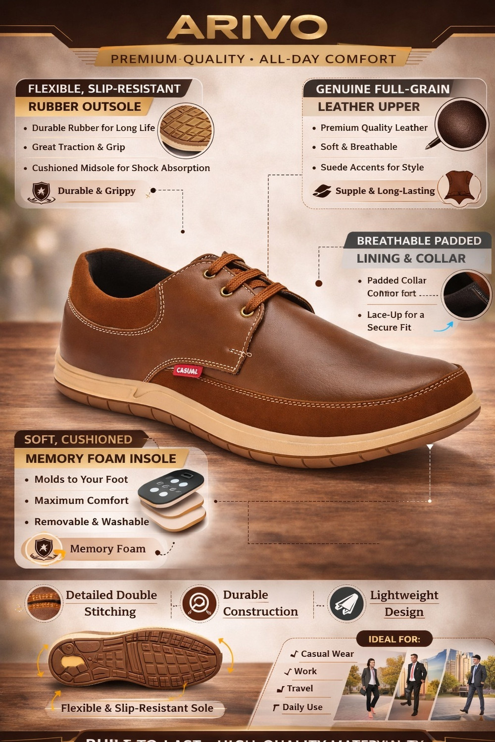 Image of Arivo Corporate Casuals For Men