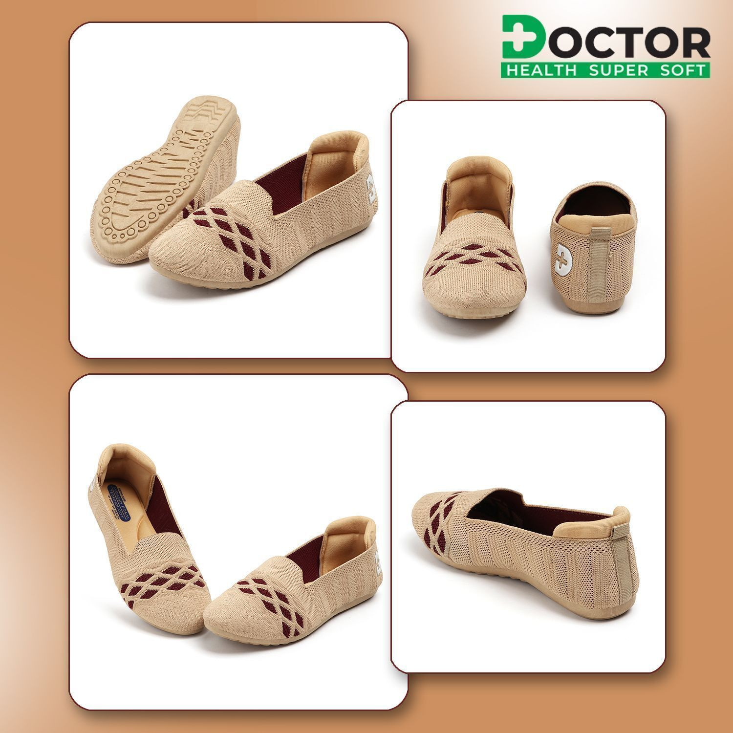 Image of Doctor Health Super Soft | Classic Ultra Soft | Memory Foam | Comfortable|Stylish|Trendy Bellies For Women