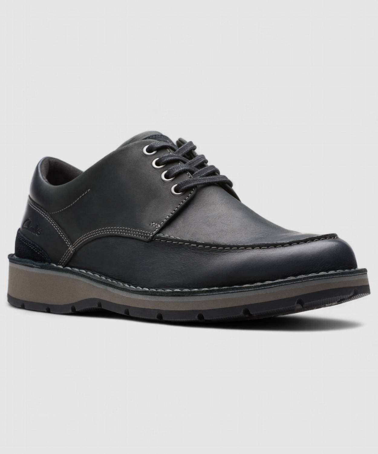 NWT Clarks Men\'s Gravelle Low Oxford, Black Leather, 9.5 Clarks Nature 5 Lo Lace Up (Men) - Black Leather – The Heel  main image 2
