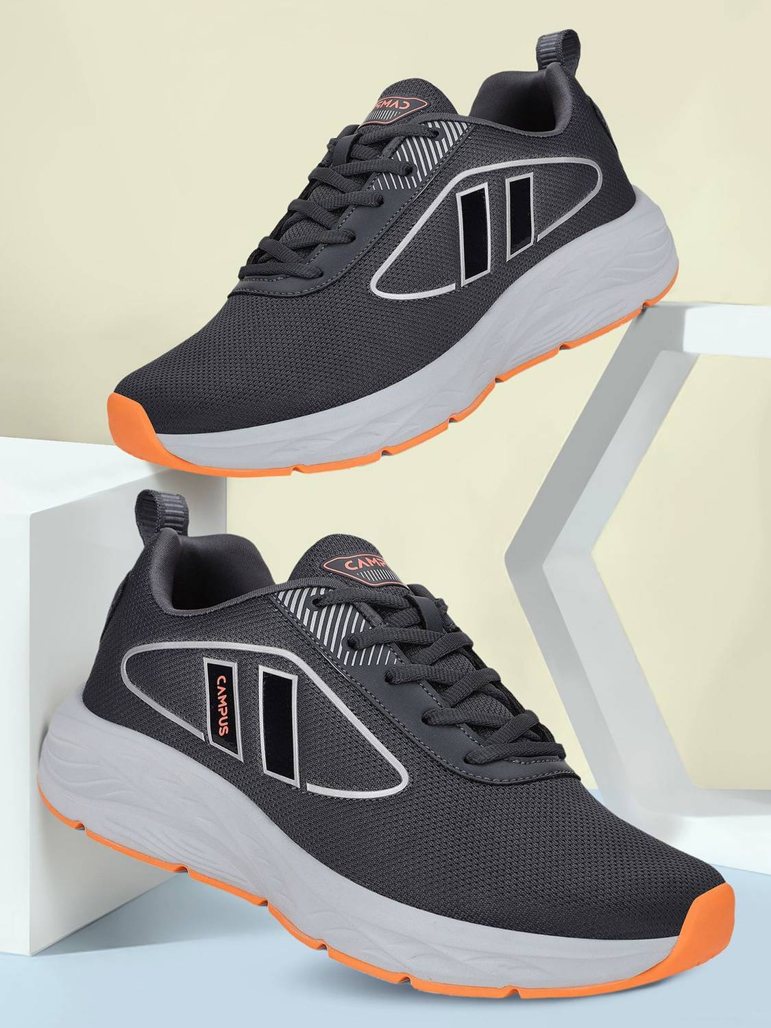 CAMPUS LUCIUS Running Shoes For Men (Grey , 8)