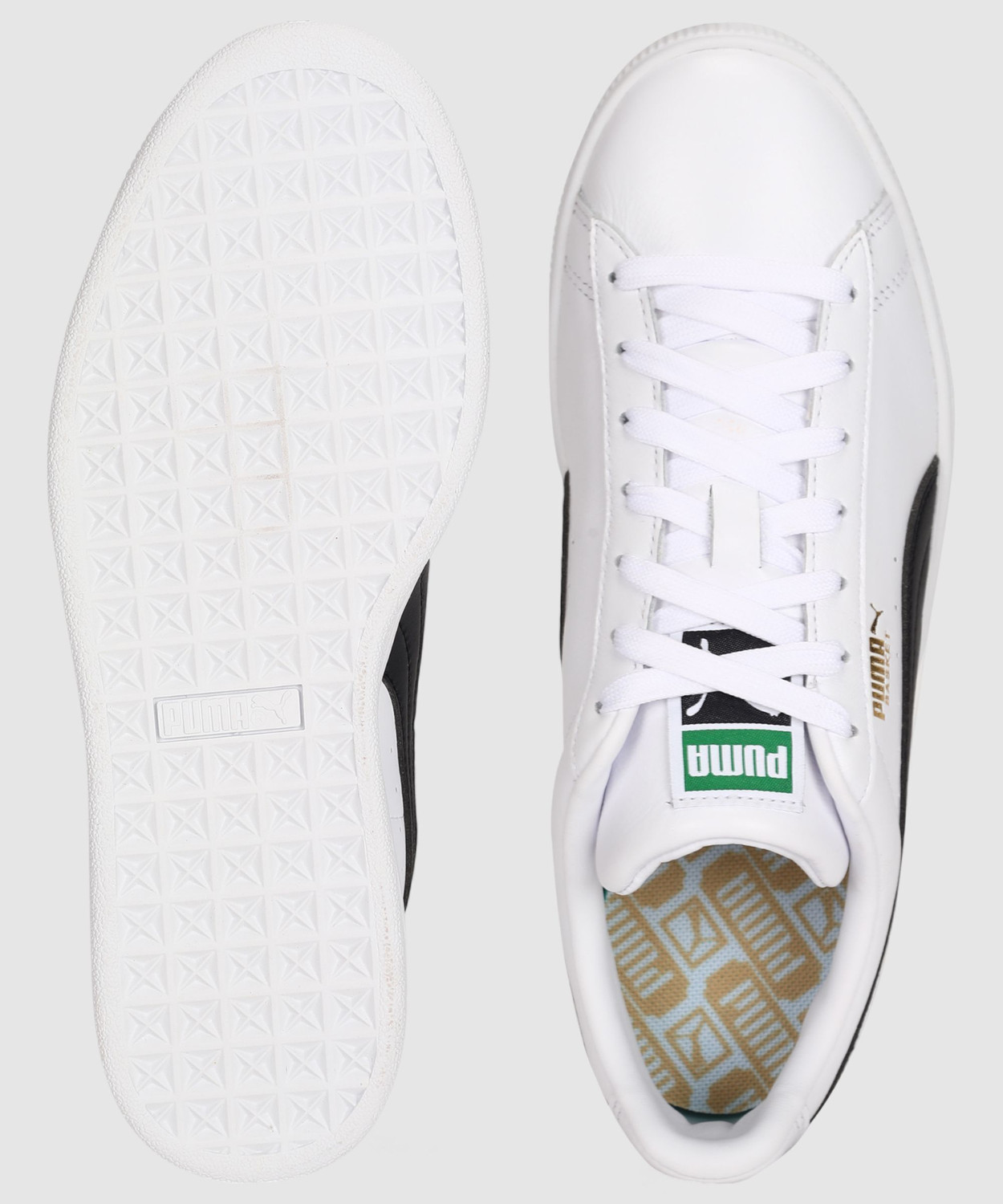 Image of PUMA BASKET CLASSIC XXL Sneakers For Men (White, 5)
