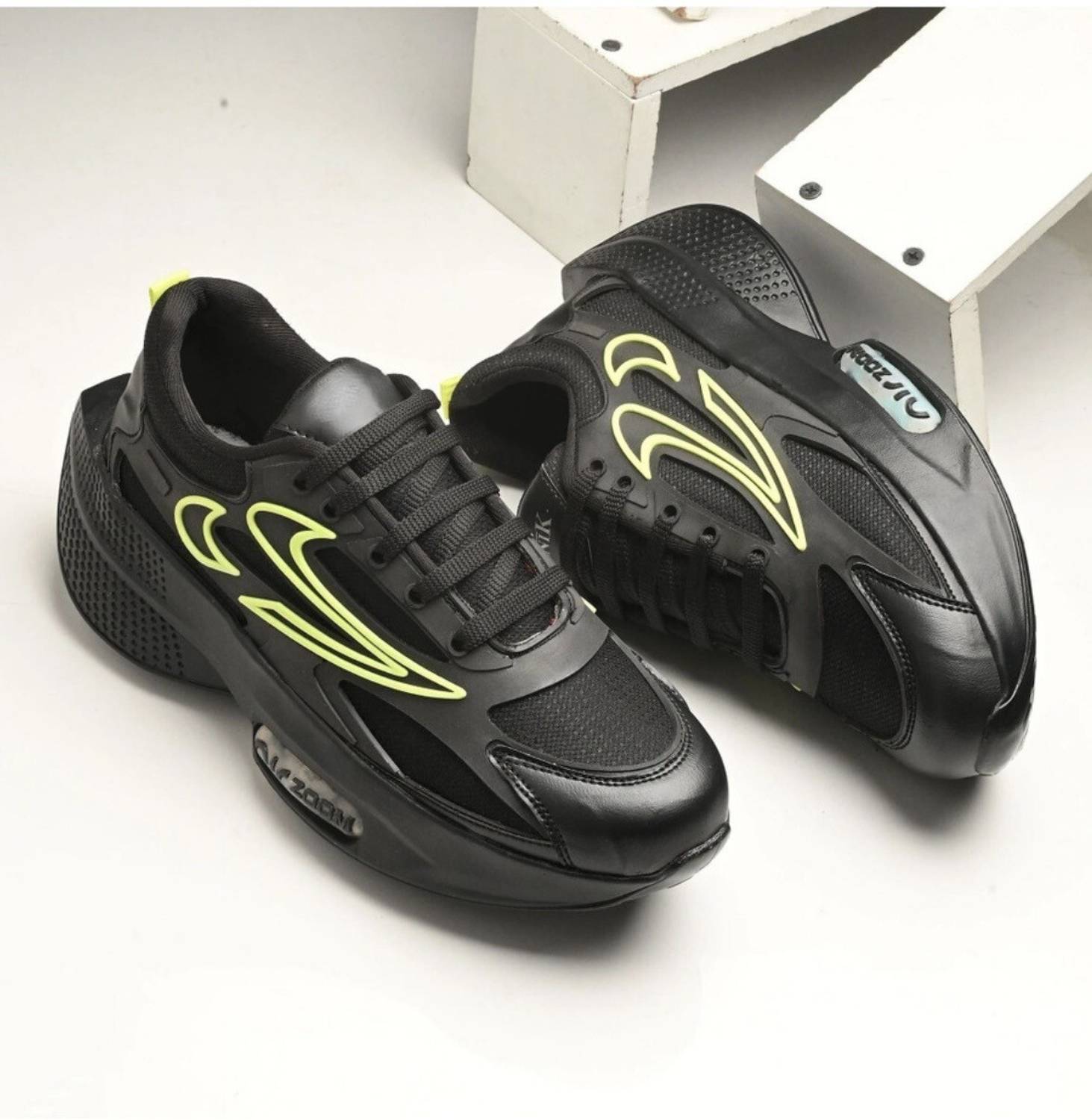 K' Footlance Cushioned Casual Trendy Everyday Athletic-Inspired Durable Sneakers For Men
