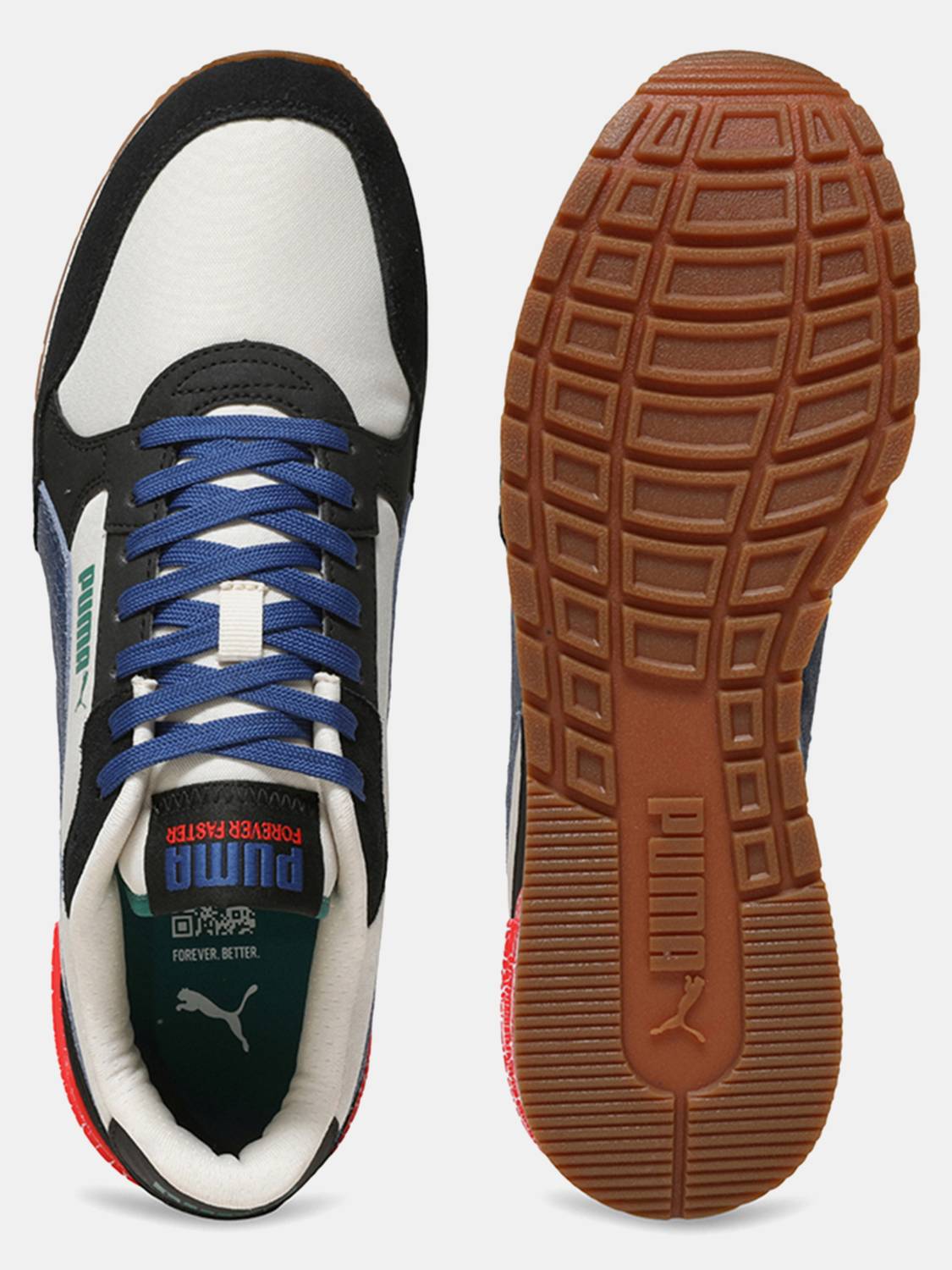 PUMA ST Runner v4 L Retro Run Sneakers For Men White - Image 5
