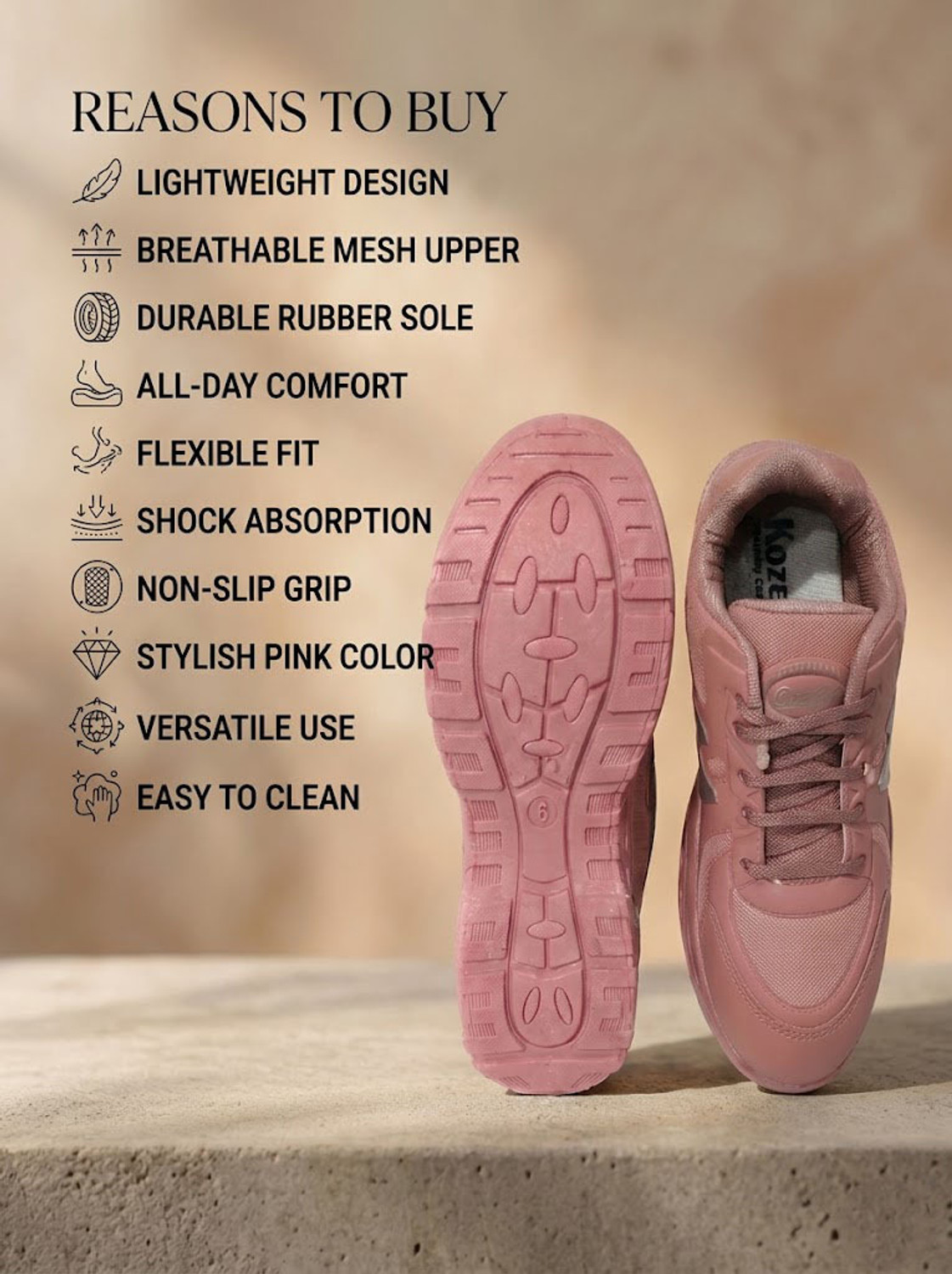 Image of Hsquare Madona.1 Walking Shoes For Women
