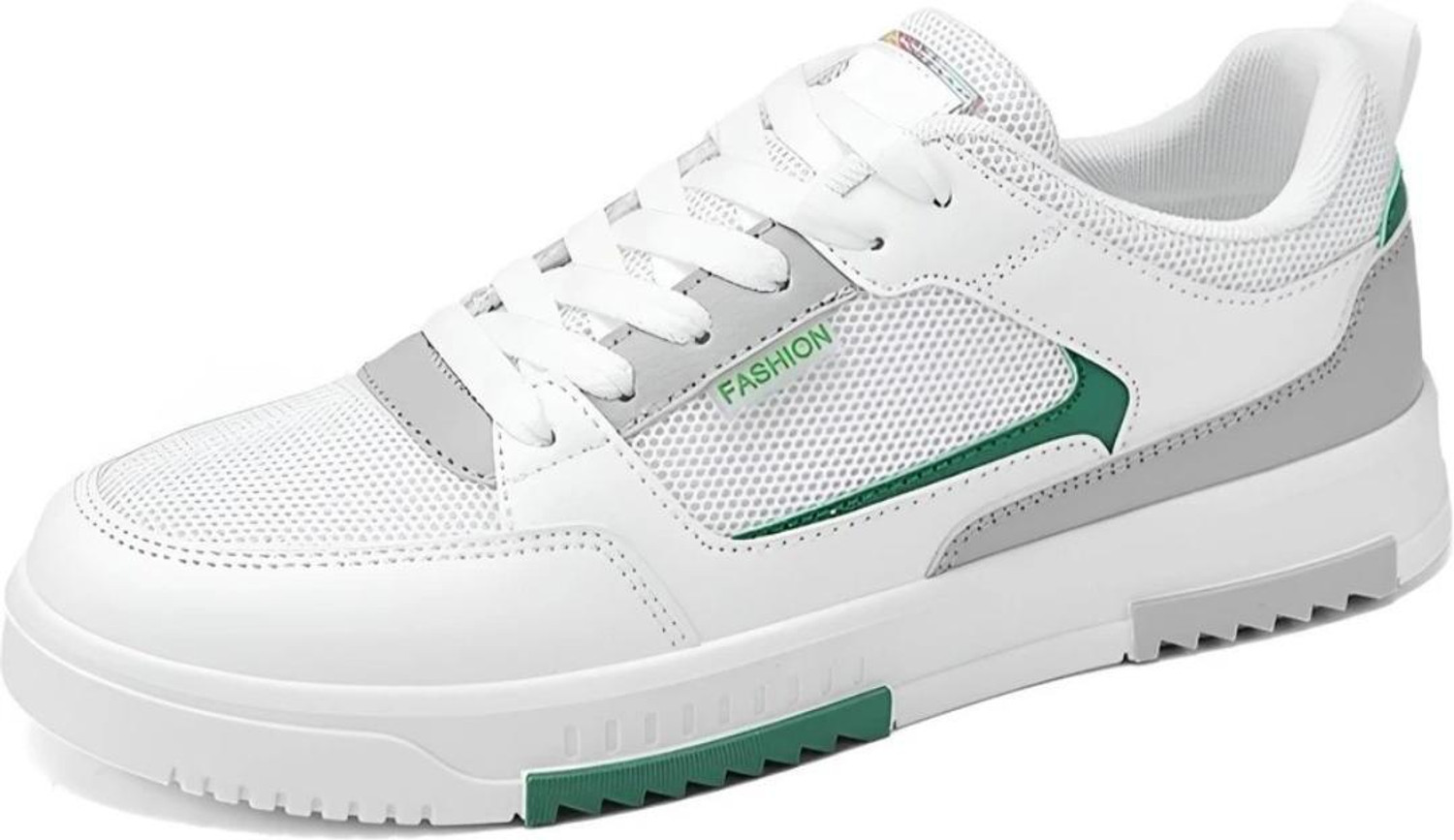 Image of HS Enterprises Stylish Casual Sneakers For Men & Boys Sneakers For Men ( White,Green) Sneakers For Men
