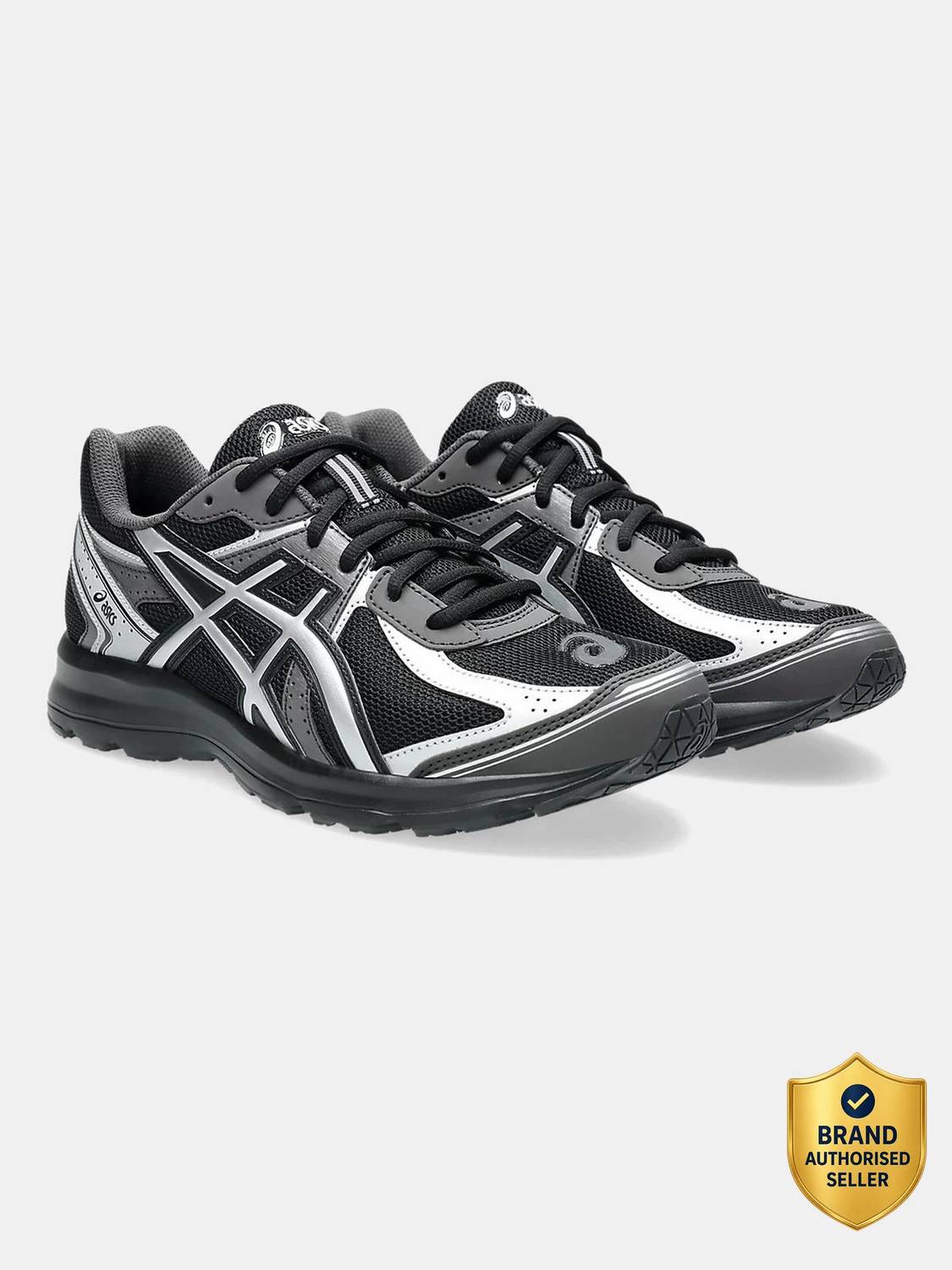 Asics JOG 100S Running Shoes For Unisex (Black , 9)