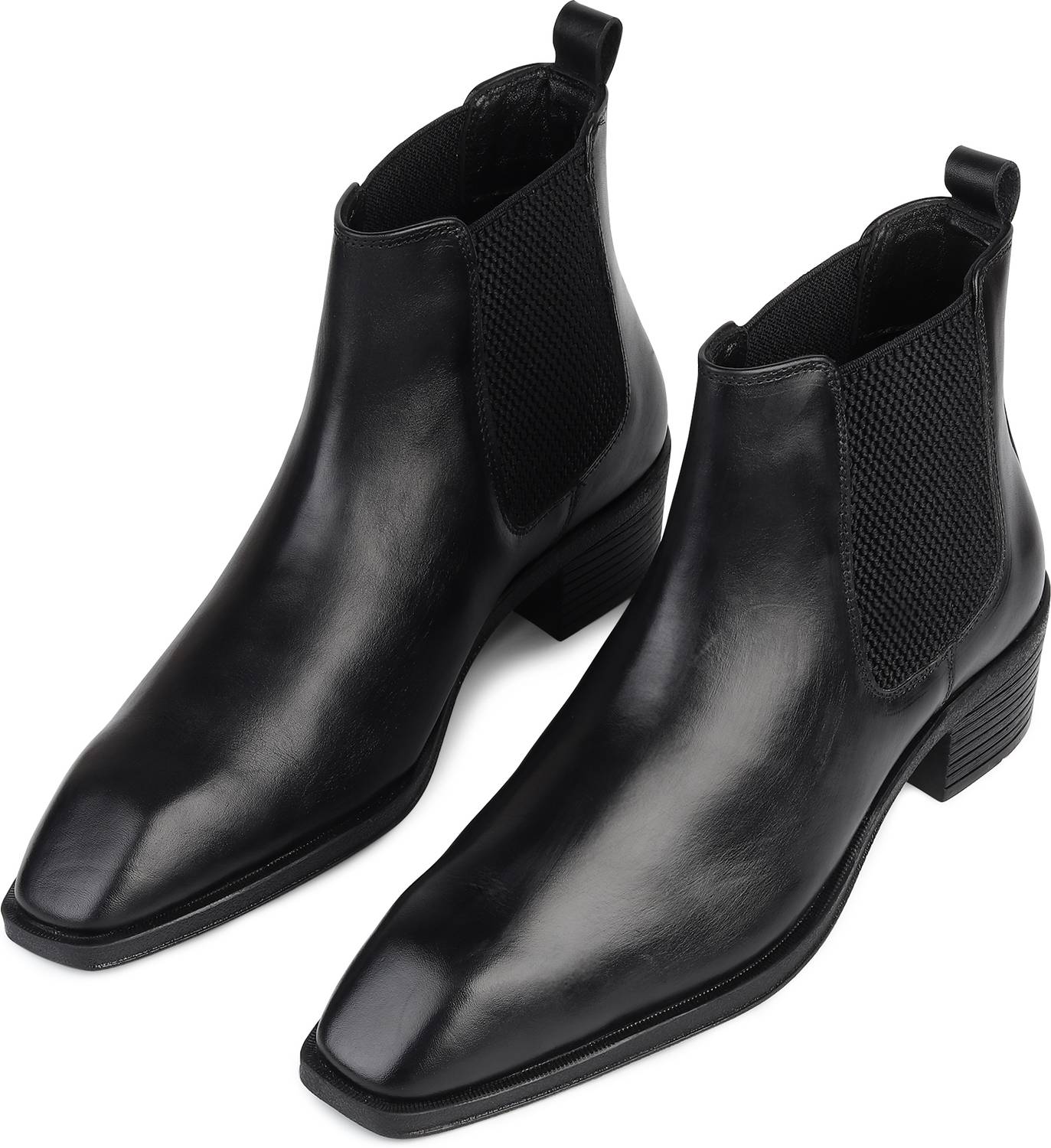 Hayes London Genuine Leather Cuban Chelsea Boots for Men