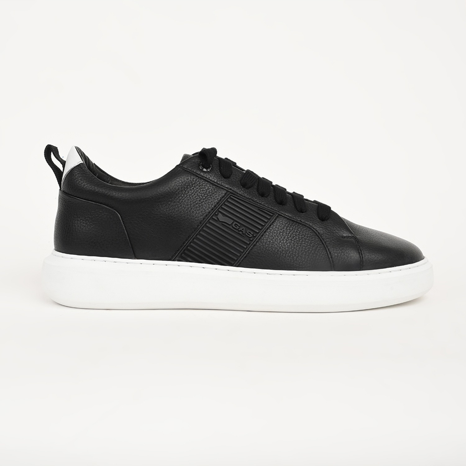 Image of GAS LussoFlex Sneakers For Men (Black, 9)