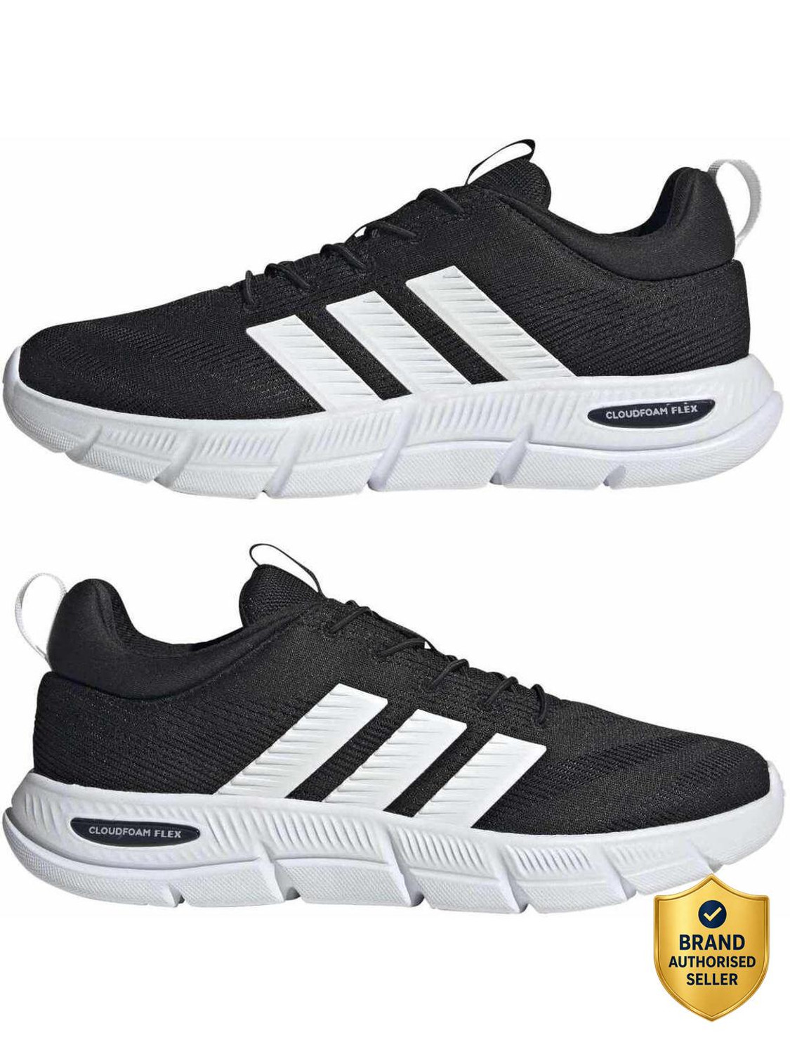 ADIDAS CLOUDFOAM FLEX - ELASTIC LACES Walking Shoes For Men