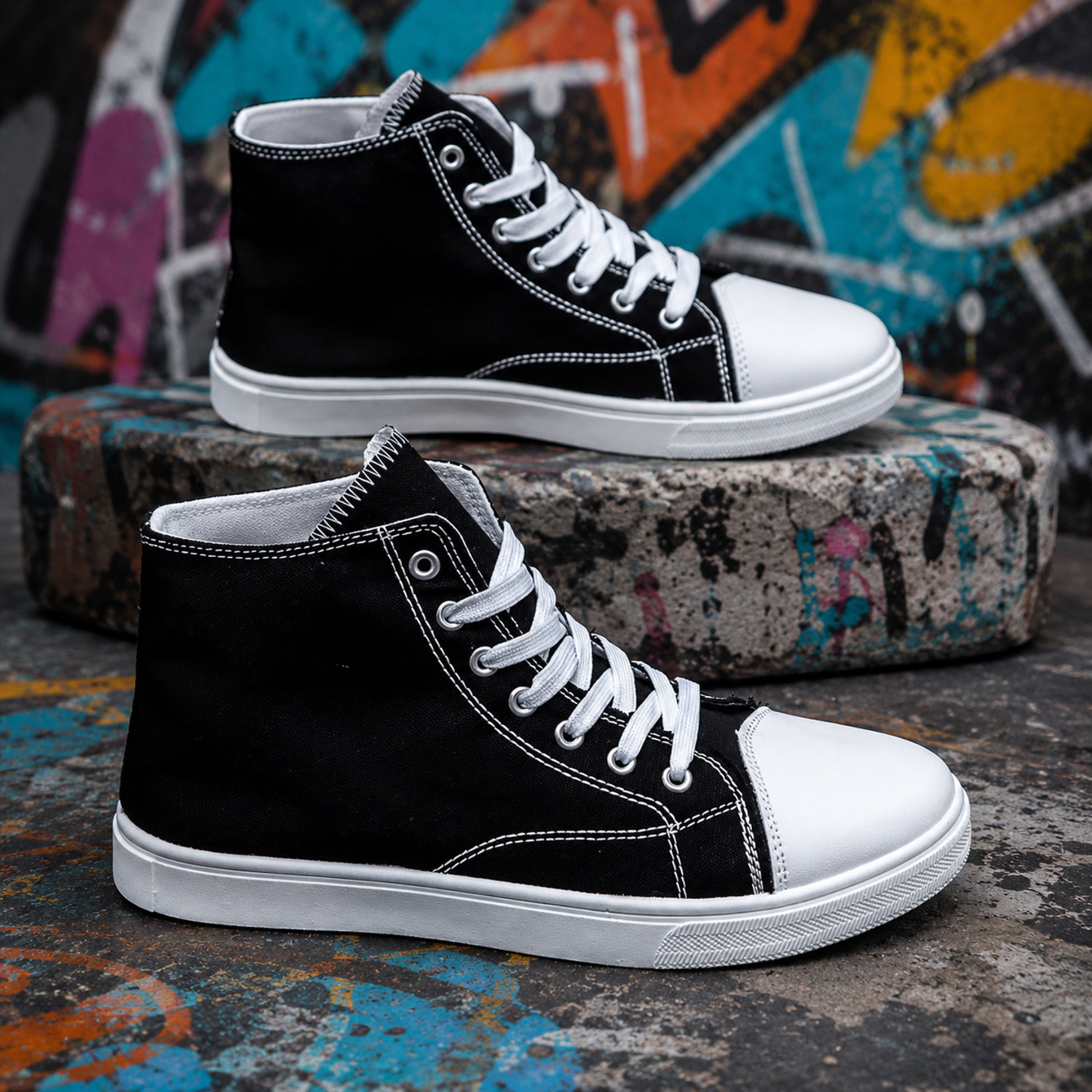 Image of Adiso ALL STAR canvas ankel length boots Canvas Shoes For Men