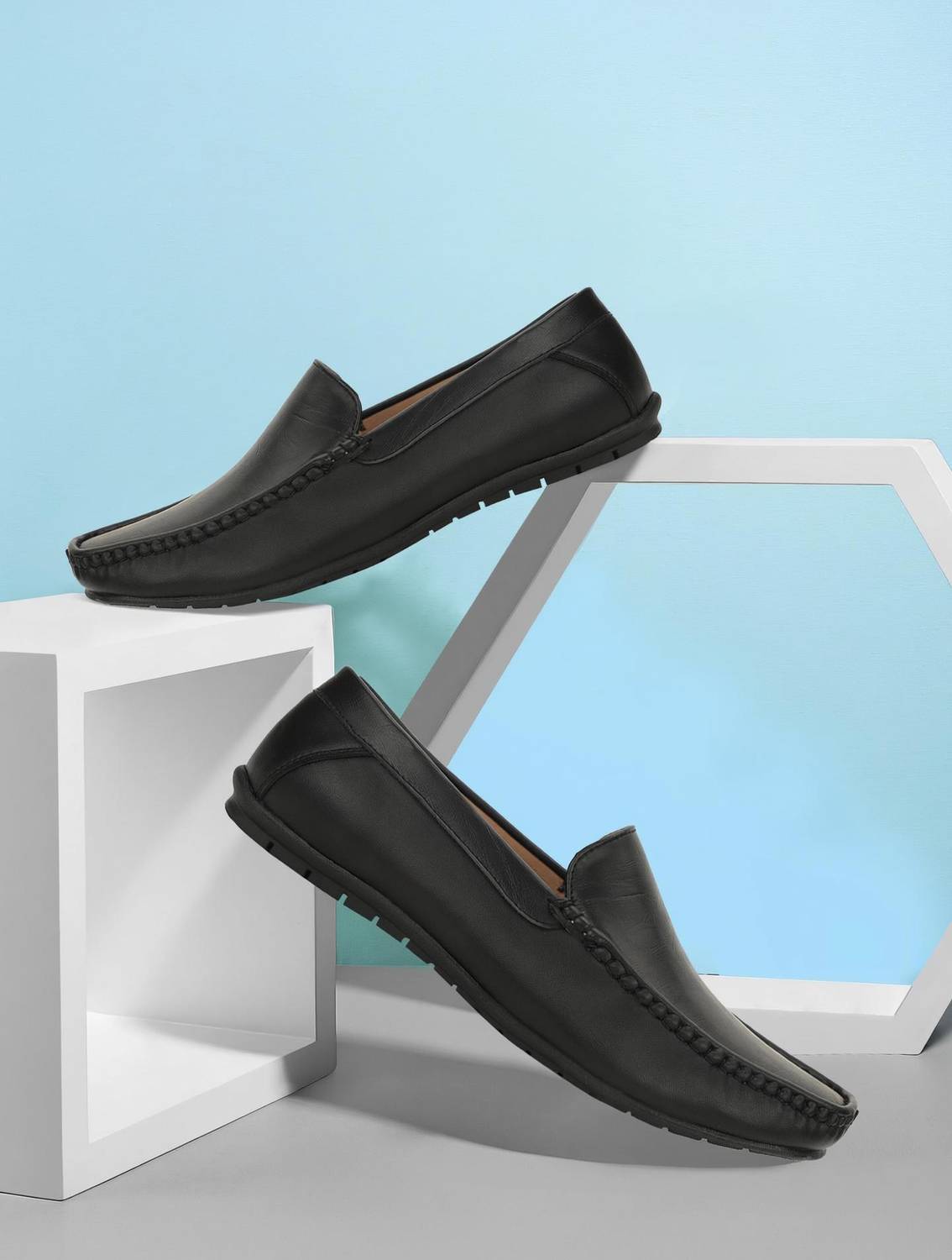 Bata 8516 ,BEN CRUMBLED E Black Loafer Slipon Casual Shoes for Men Casuals For Men
