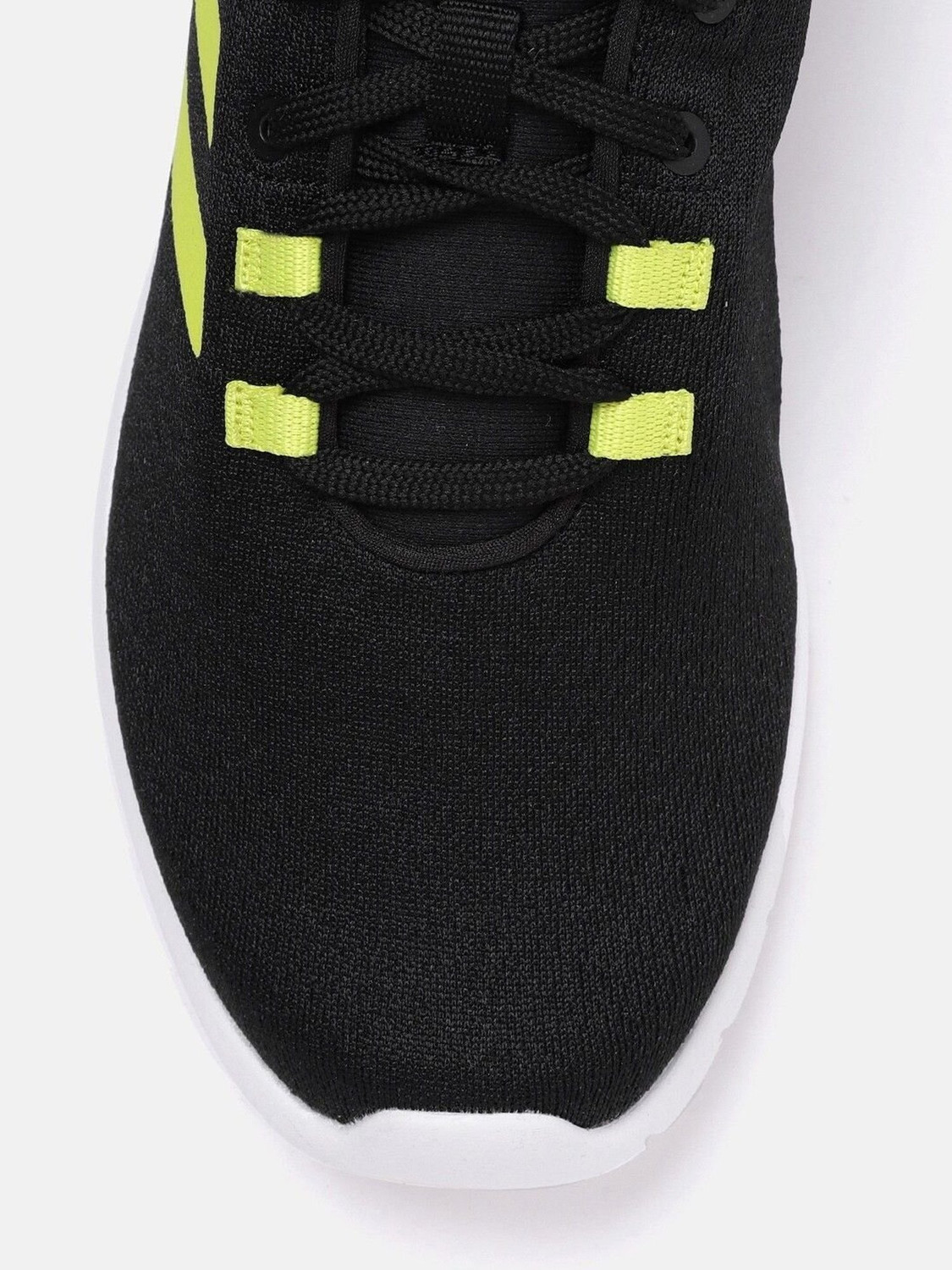 Image of ADIDAS Yellow Woven Design Adi Zoom Running Shoes For Men