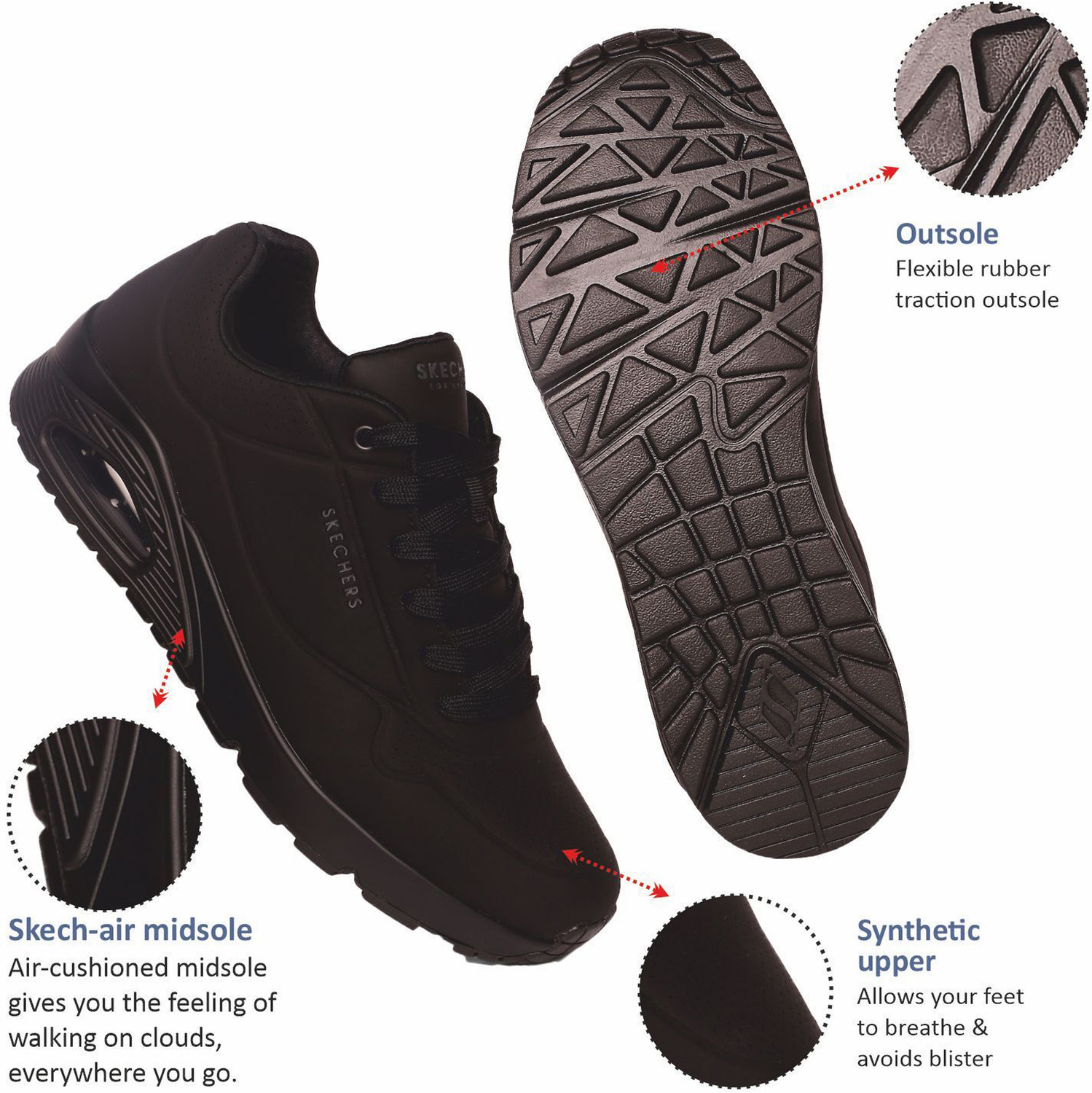 Image of Skechers UNO - STAND ON AIR Casuals For Men