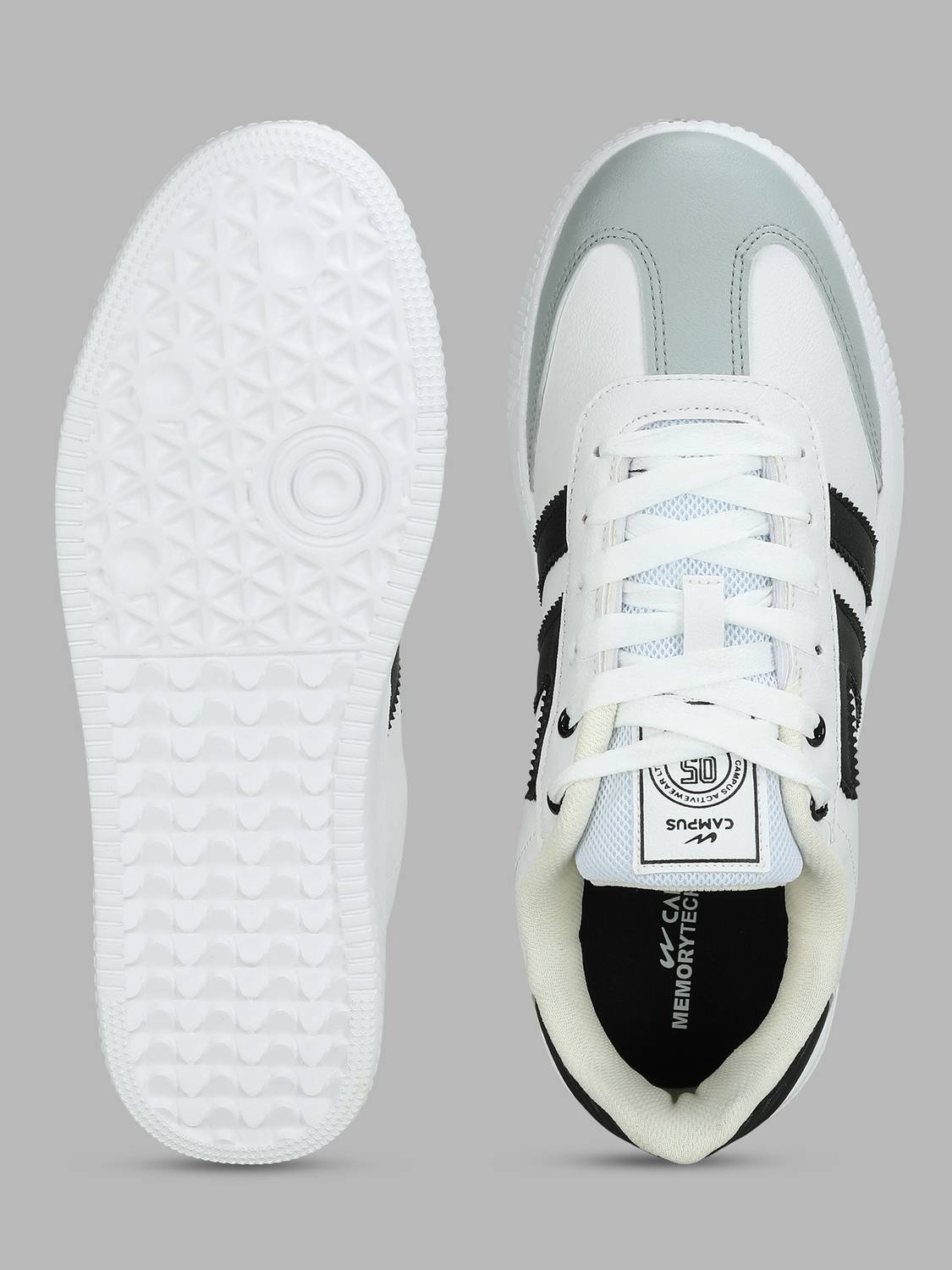 CAMPUS FIJI Men's White Sneakers - Image 4