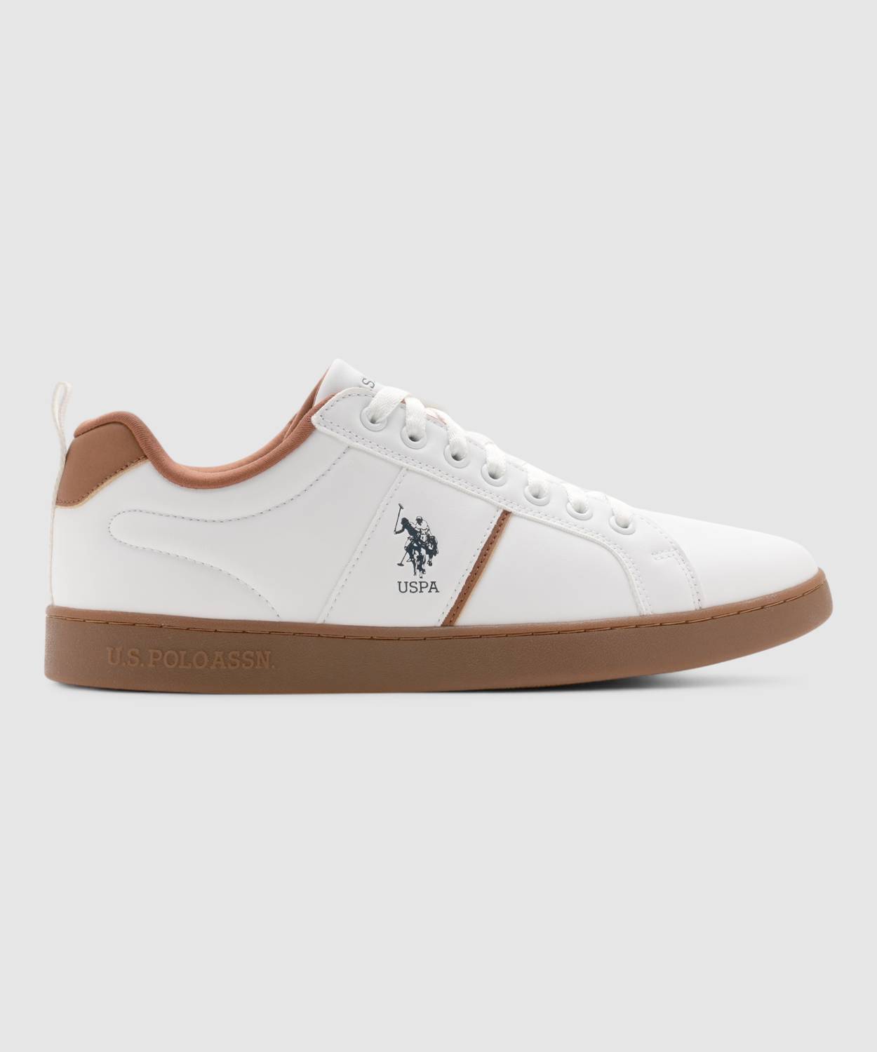 U.S. POLO ASSN. DORIM White Men's Sneakers - Image 2