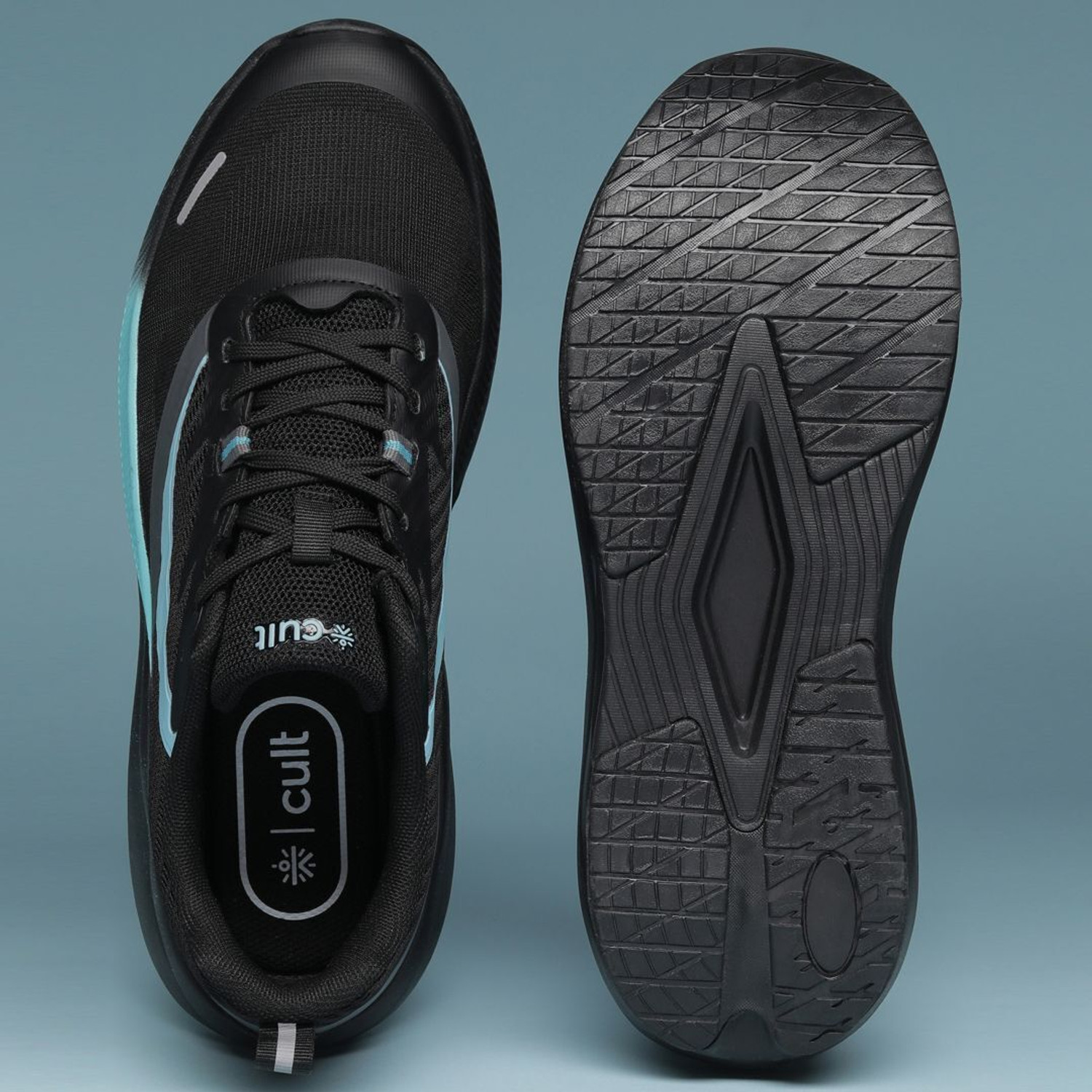 Image of Cult Envo Running Shoes Breathable Jacquard Upper Enhanced Cushioning Superior Grip Running Shoes For Men