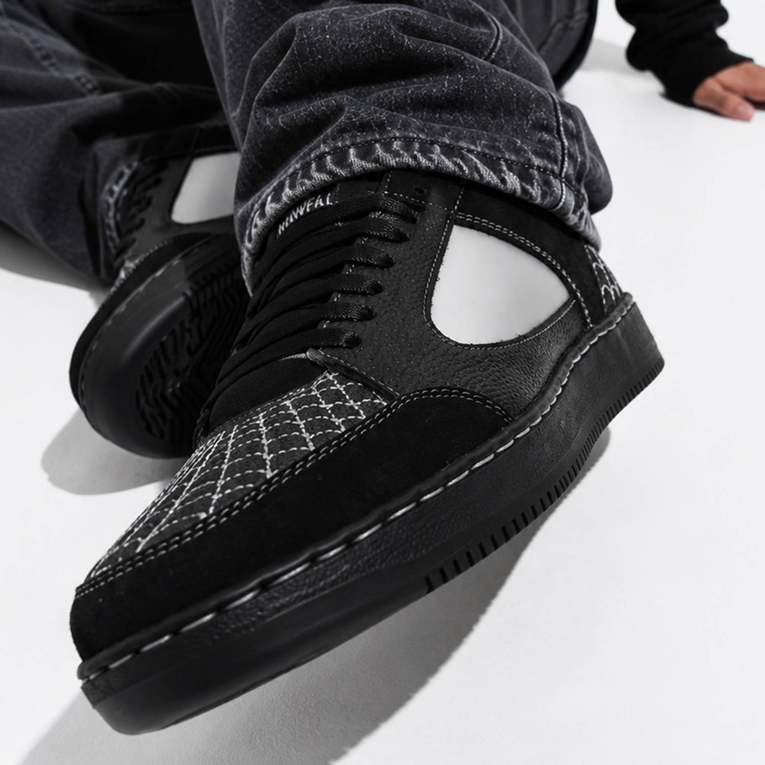 Nawfals Black Spidy Limited Edition Sneakers - Image 2