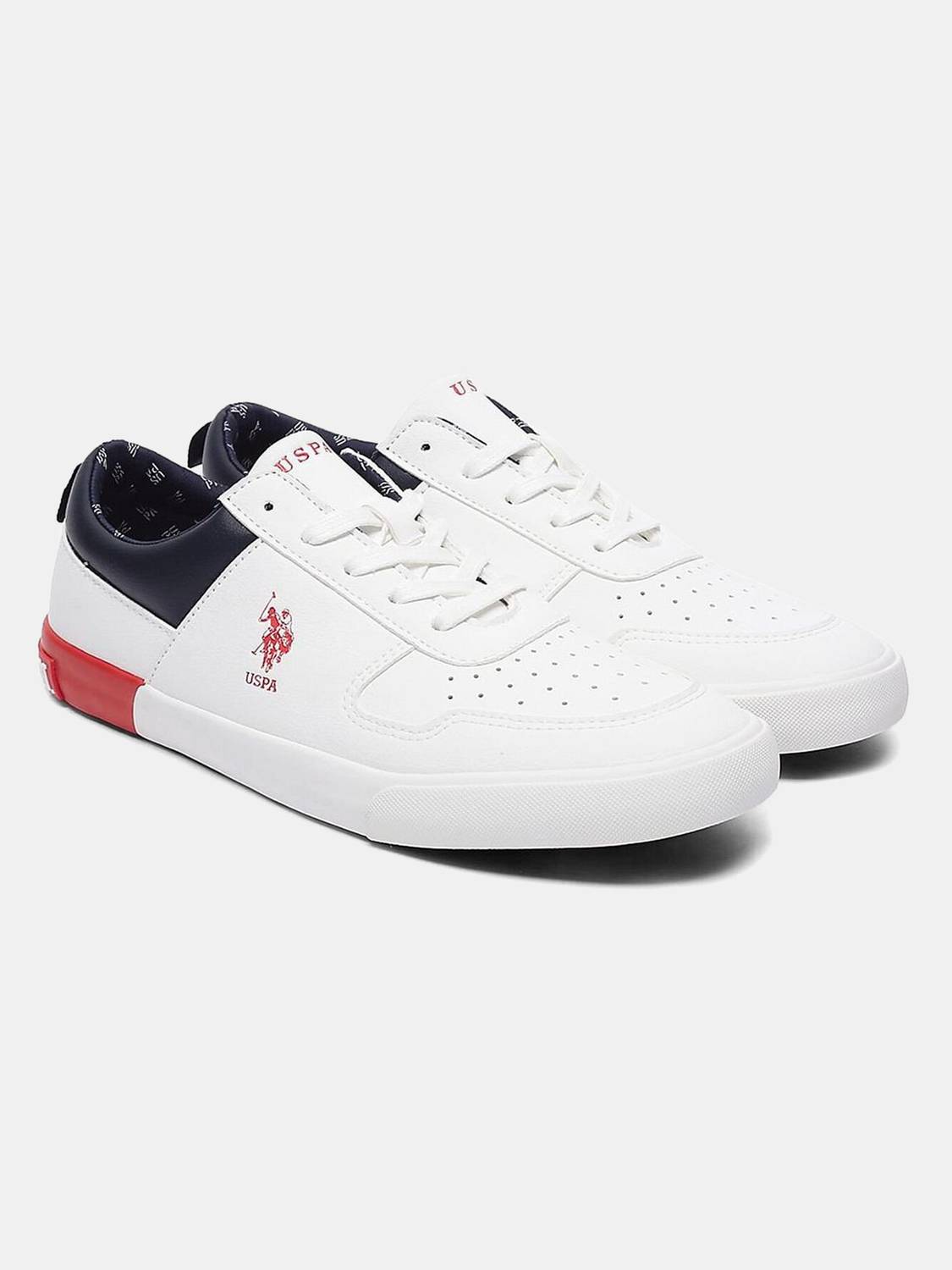 U.S. POLO ASSN. CLANAL 3.0 Men's White Sneakers - Image 2