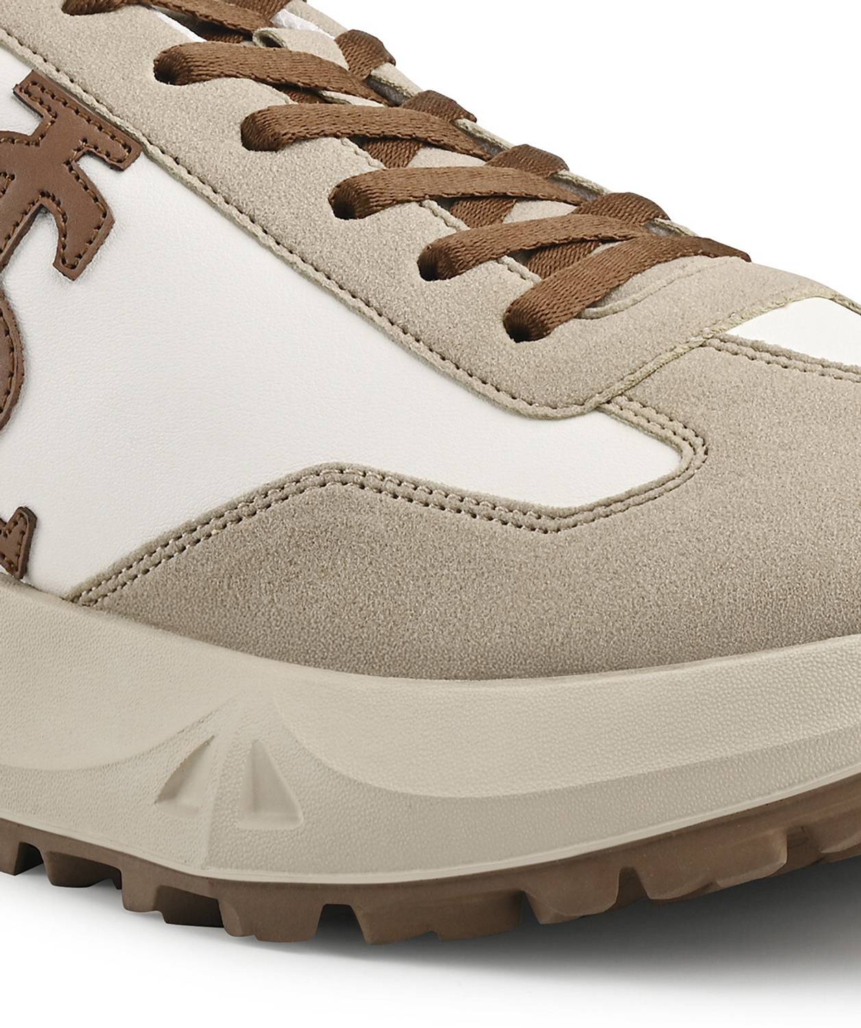 Louis Stitch Men's White & Beige Sneaker UK-8 - Image 2