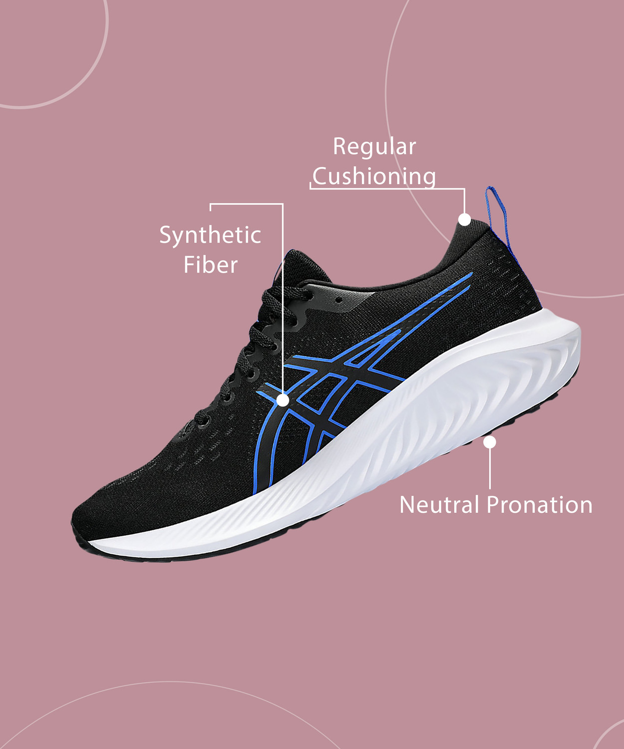Image of Asics GEL-EXCITE 10 Running Shoes For Men