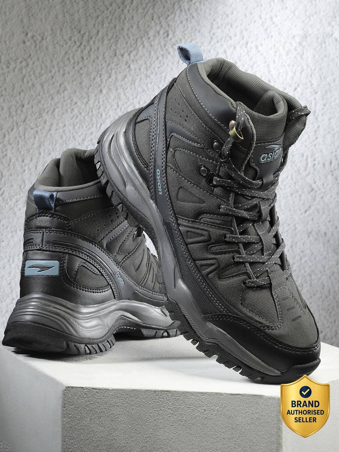 Asian Men's Water-Resistant Hiking/Snow Boots