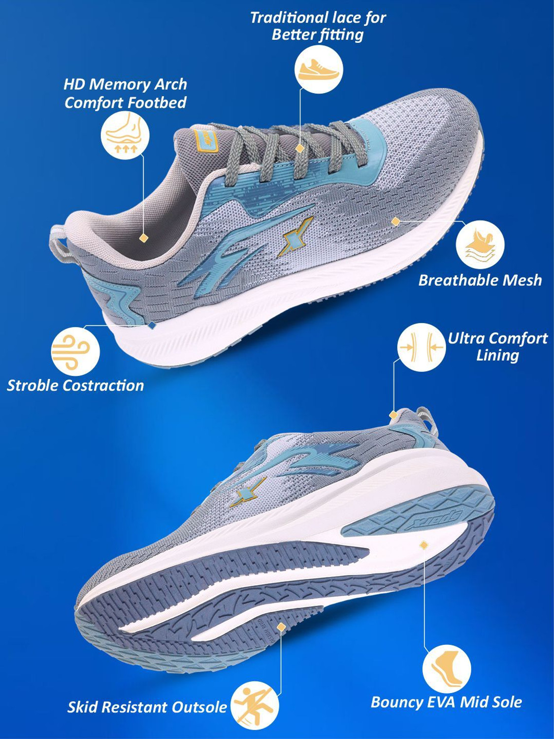 Image of Sparx SM 1124 | Stylish, Comfortable | Walking Shoes For Men