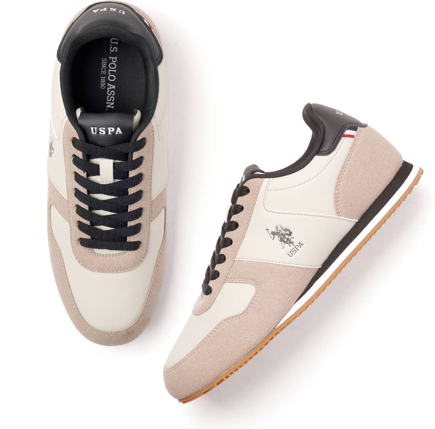 U.S. POLO ASSN. ENCO Sneakers for Men (Beige) - Image 2