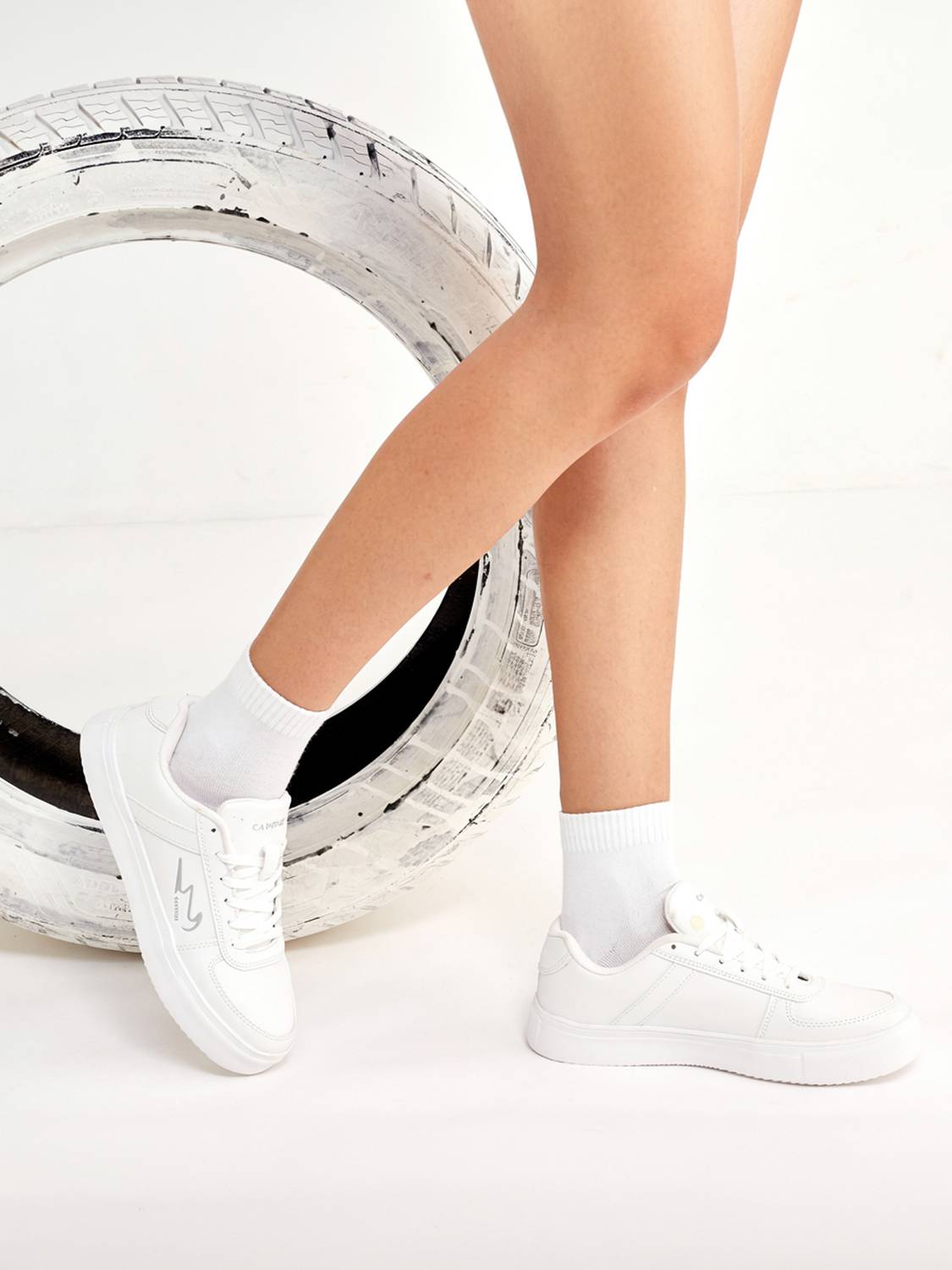 CAMPUS CAMP CLINT Women's White Sneakers - Image 3
