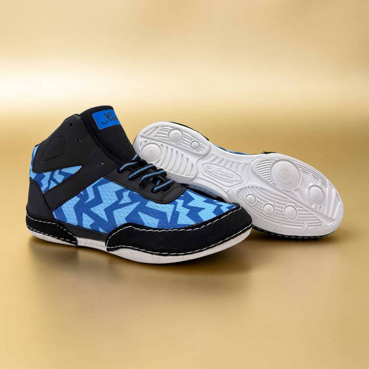 XAMA Wrestling/Kabaddi Shoes For Men Blue - Image 2