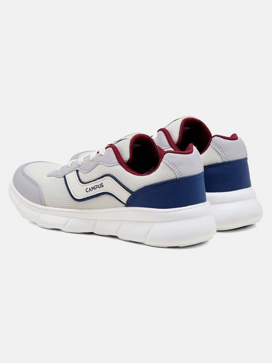 CAMPUS EVARO Men's White Running Shoes - Image 3
