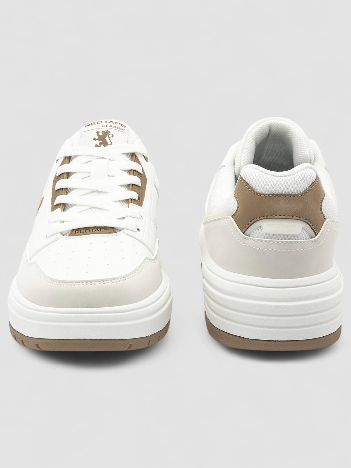 RED TAPE Men's Red Lifestyle Sneakers - Image 4