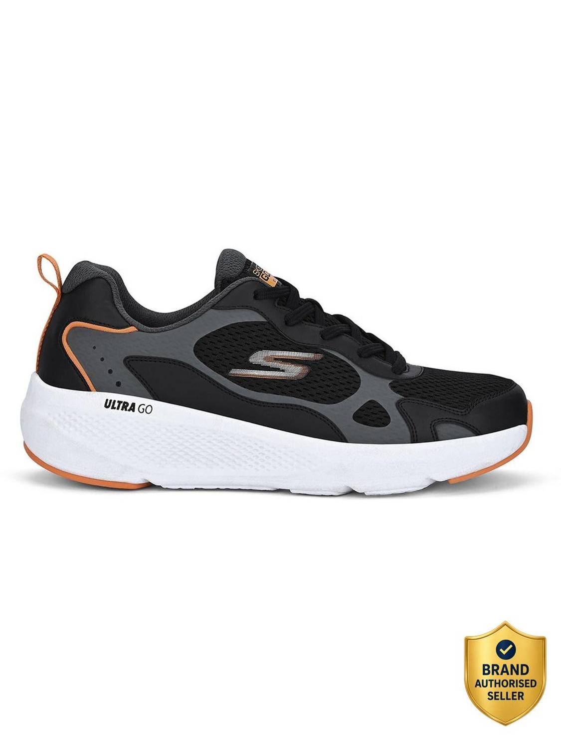 Skechers GO RUN ELEVATE Black Men's Sneakers - Image 1