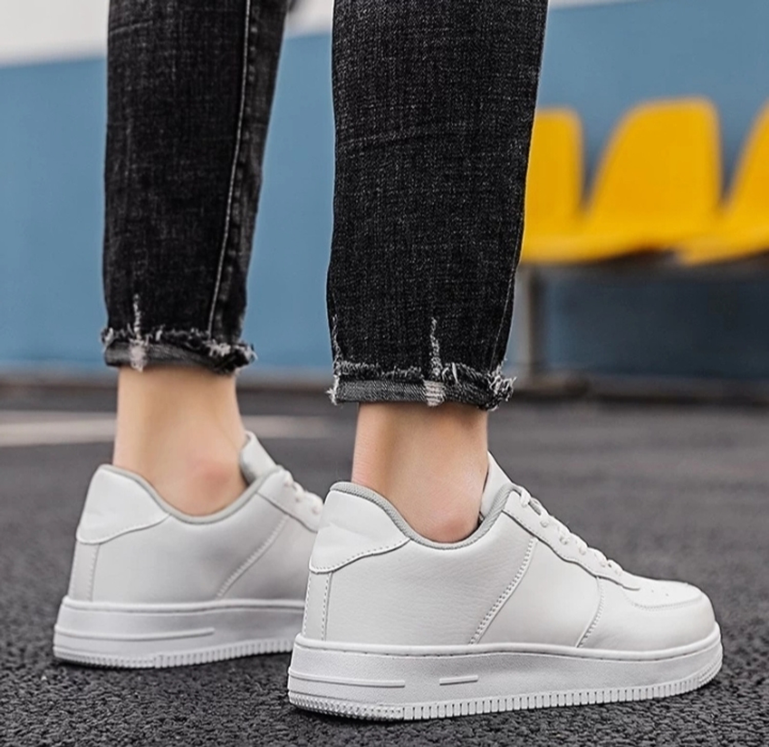 Image of SHM CASUAL,CANVAS,WHITE SHOE For Men Slip On Sneakers Canvas Shoes For Men