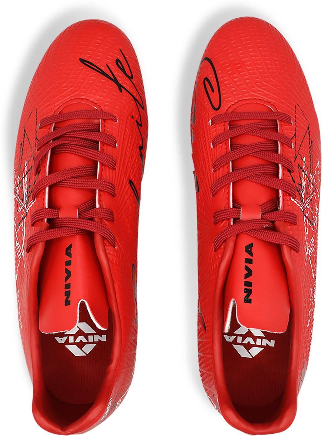 NIVIA Carbonite 7.0 Crest Football Shoes Red - Image 4