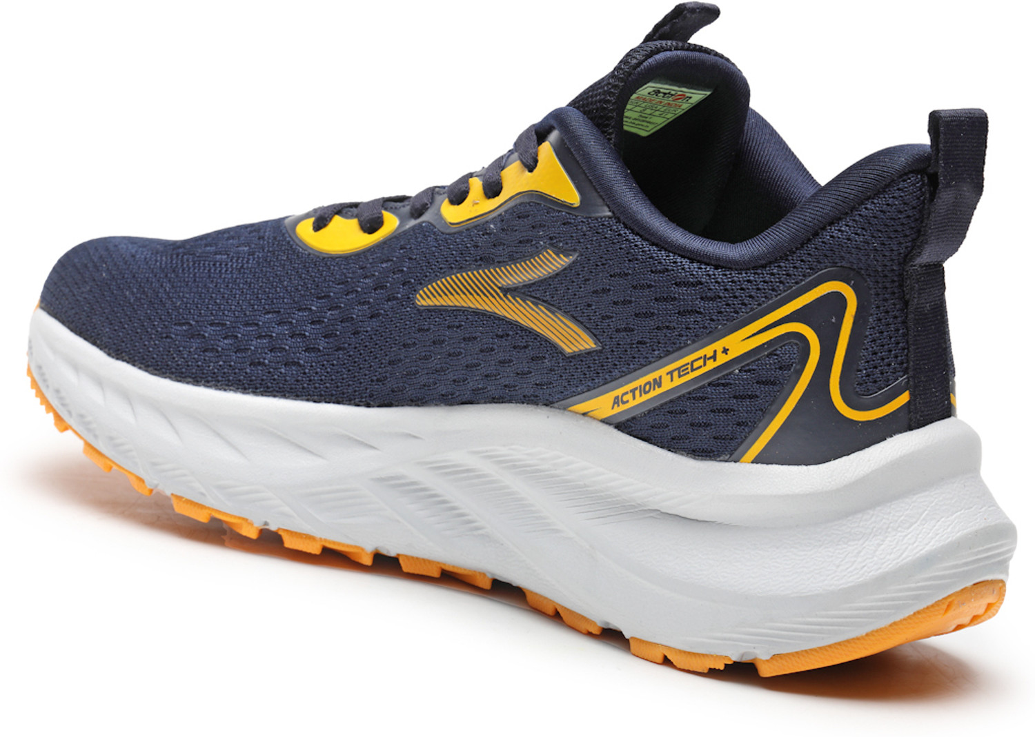 Image of action Athleo NITRO-1501 Lightweight Breathable Comfortable Sports Lace-Ups Running Shoes For Men