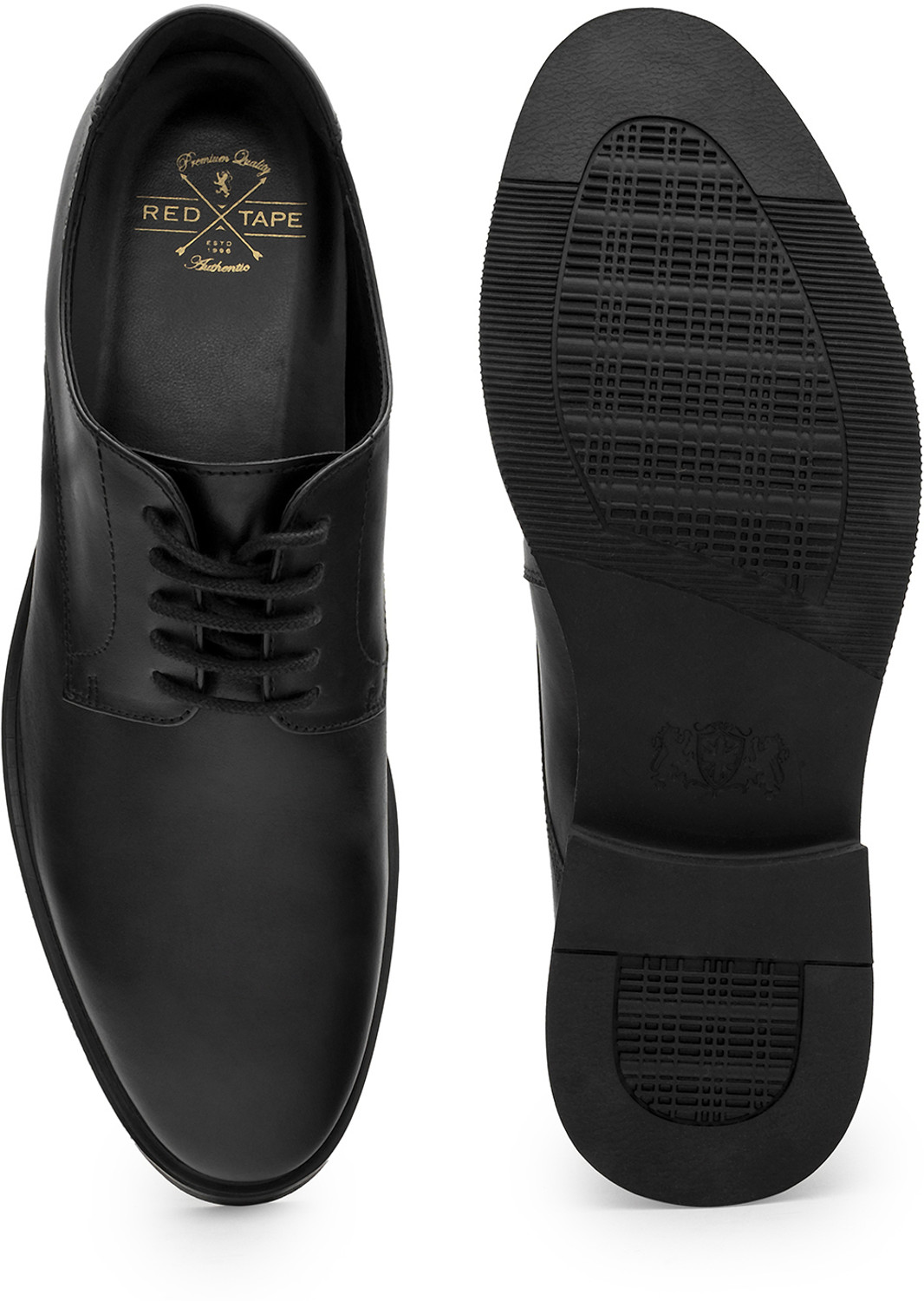 Image of RED TAPE Leather Derby Shoes for Refined Daily Formal Style Lace Up For Men