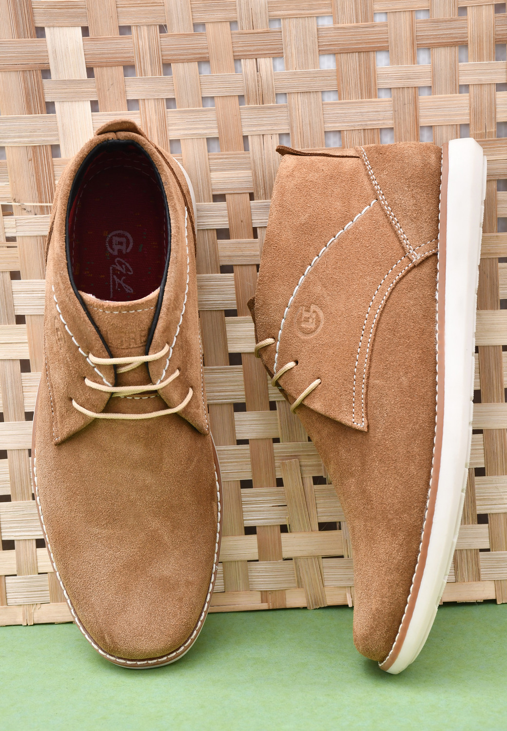 Image of G L Trend Genuine Real Suede Leather Casual Ankle Boot Outdoor Lace-up Shoe Boots For Men