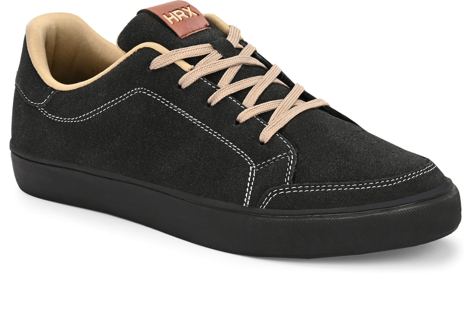 Image of HRX by Hrithik Roshan HX-411 03 Sneakers For Men (Black, 8)