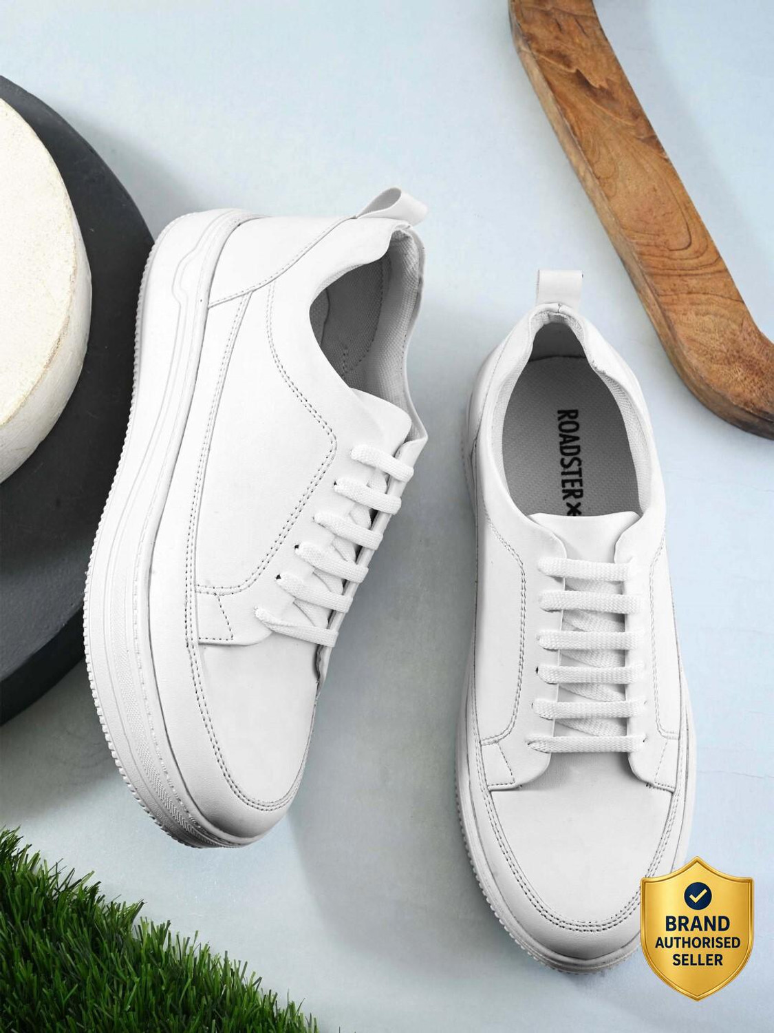 Image of Roadster Men White comfort casual Sneakers Sneakers For Men