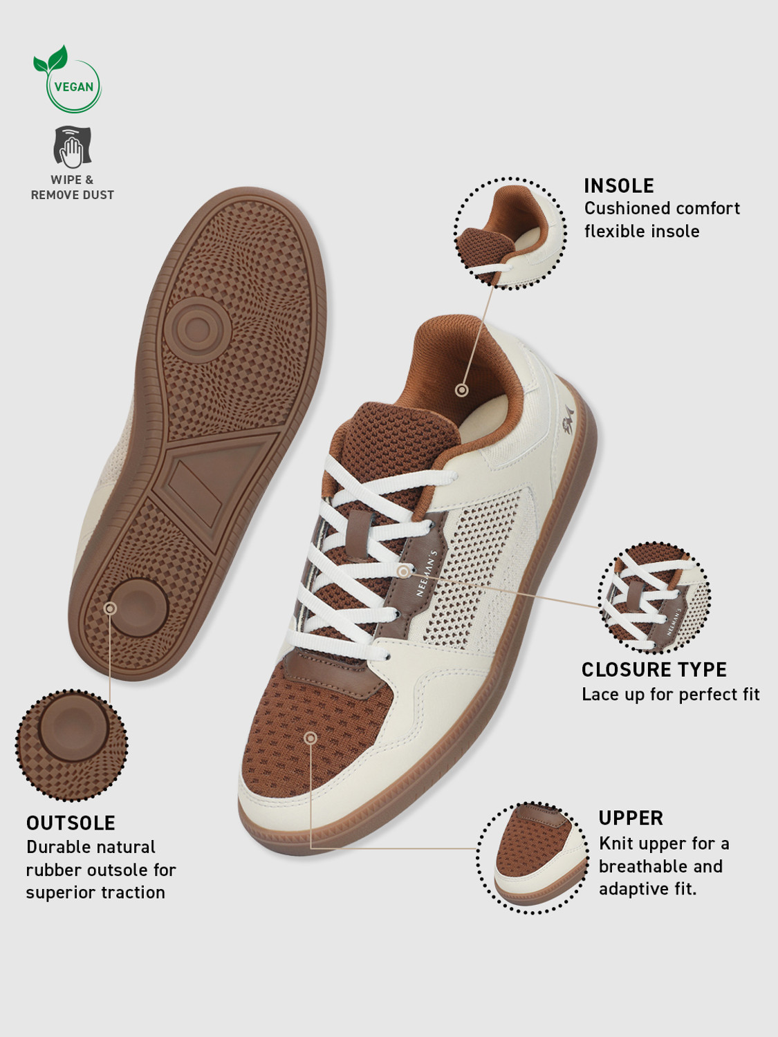 Image of Neemans Neemans 90s Duo Sneaker For Men & Women Sneakers For Unisex